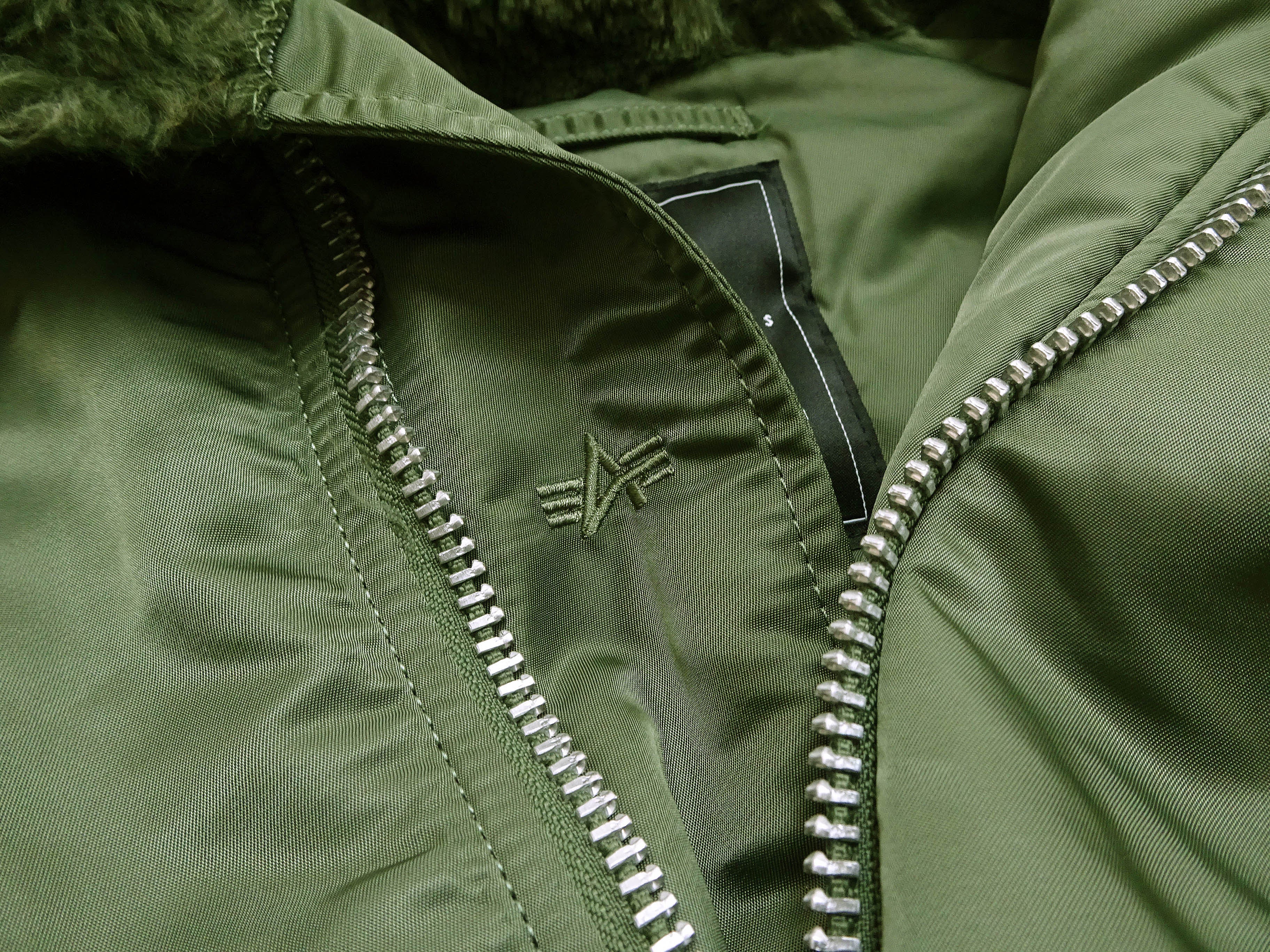 Alpha Industries N-3B Parka 20094 Men's Modern Fit Military Inspired Thigh-Length Padded Nylon Hooded Coat Jacket 20094-503 Vintage-Green - Image 13