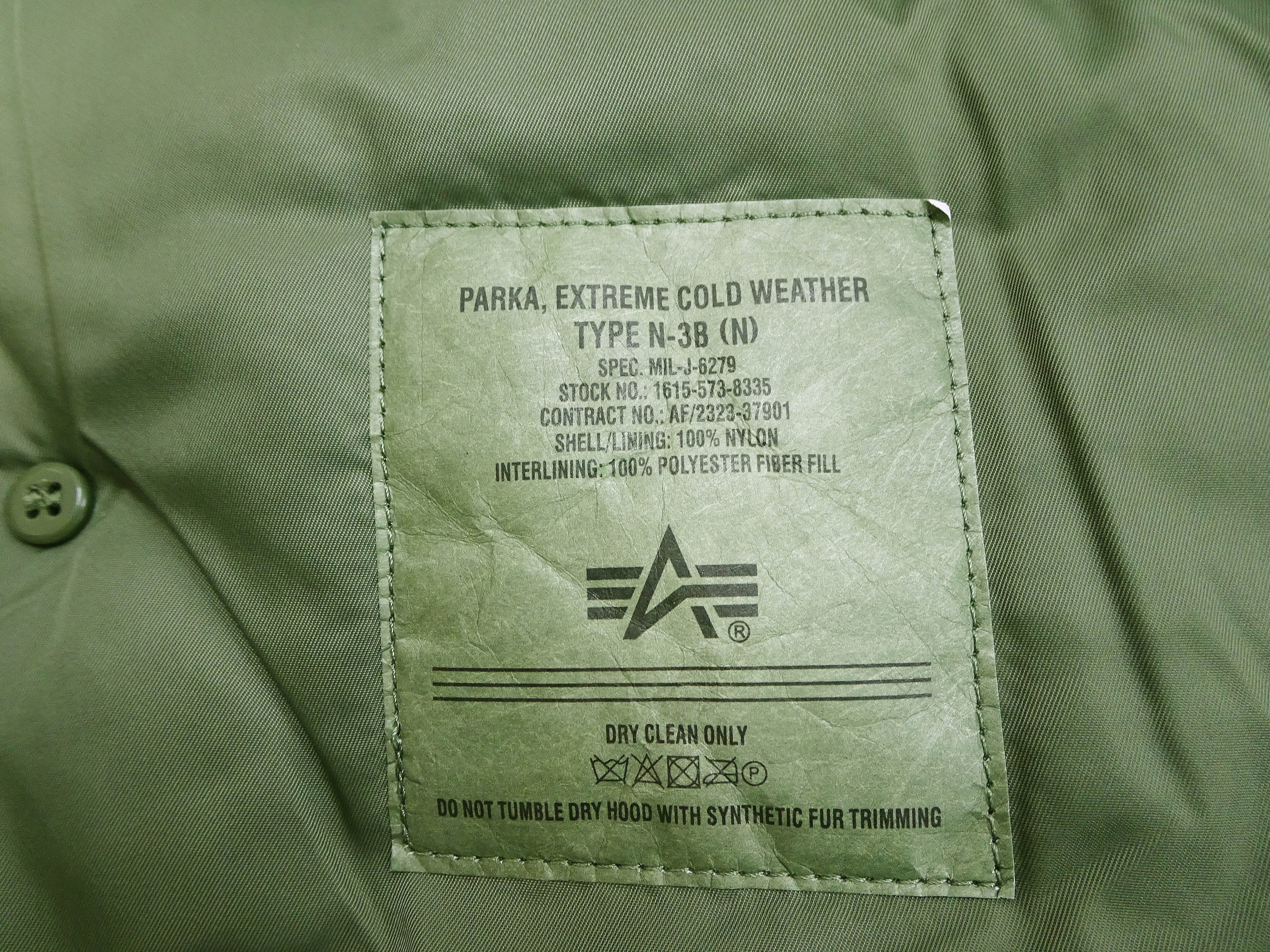 Alpha Industries N-3B Parka 20094 Men's Modern Fit Military Inspired Thigh-Length Padded Nylon Hooded Coat Jacket 20094-503 Vintage-Green - Image 16