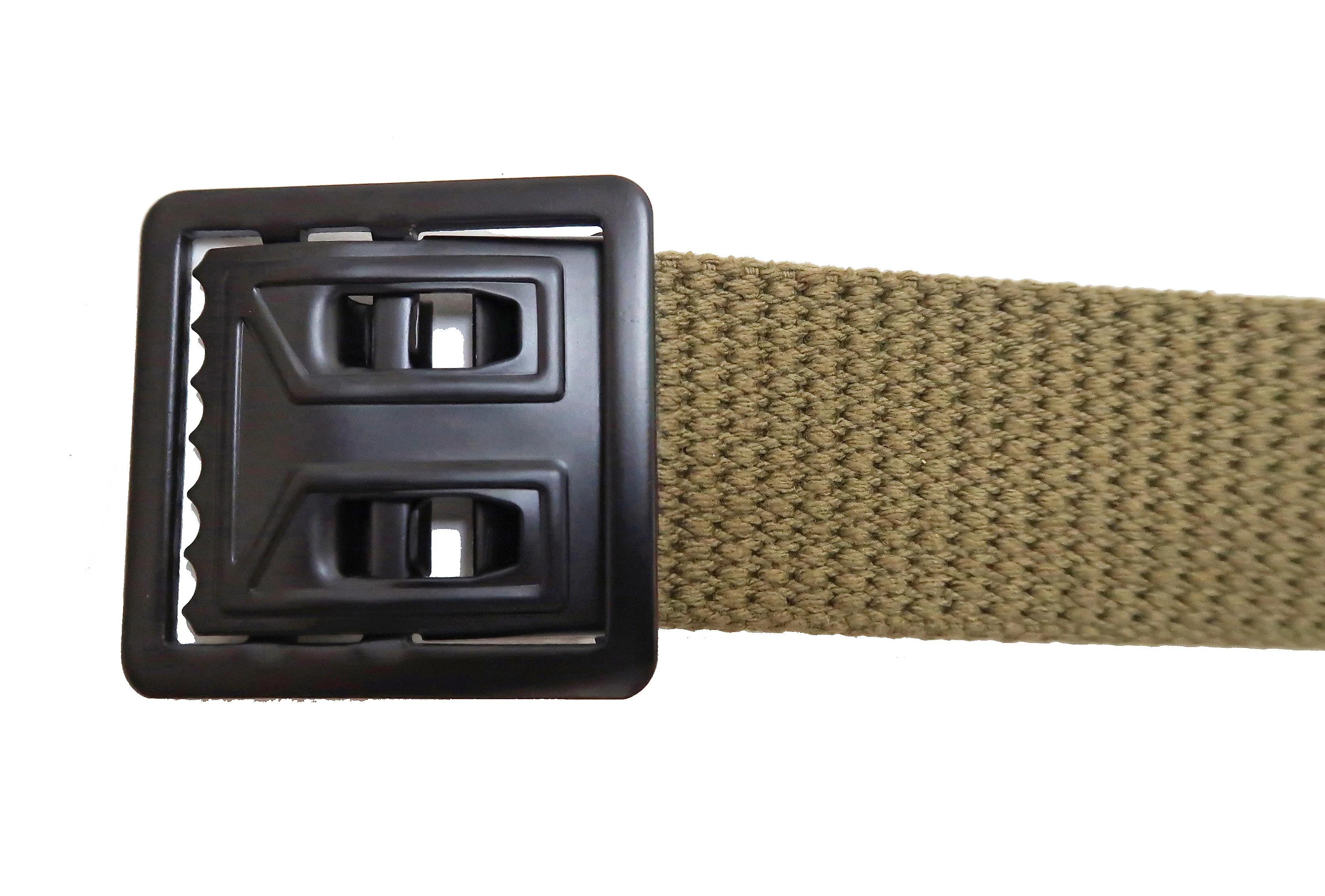 Buzz Rickson Belt Men's Repro M-1937 WW2 US Army GI Cotton Webbing Belt BR02719 Khaki - Image 9