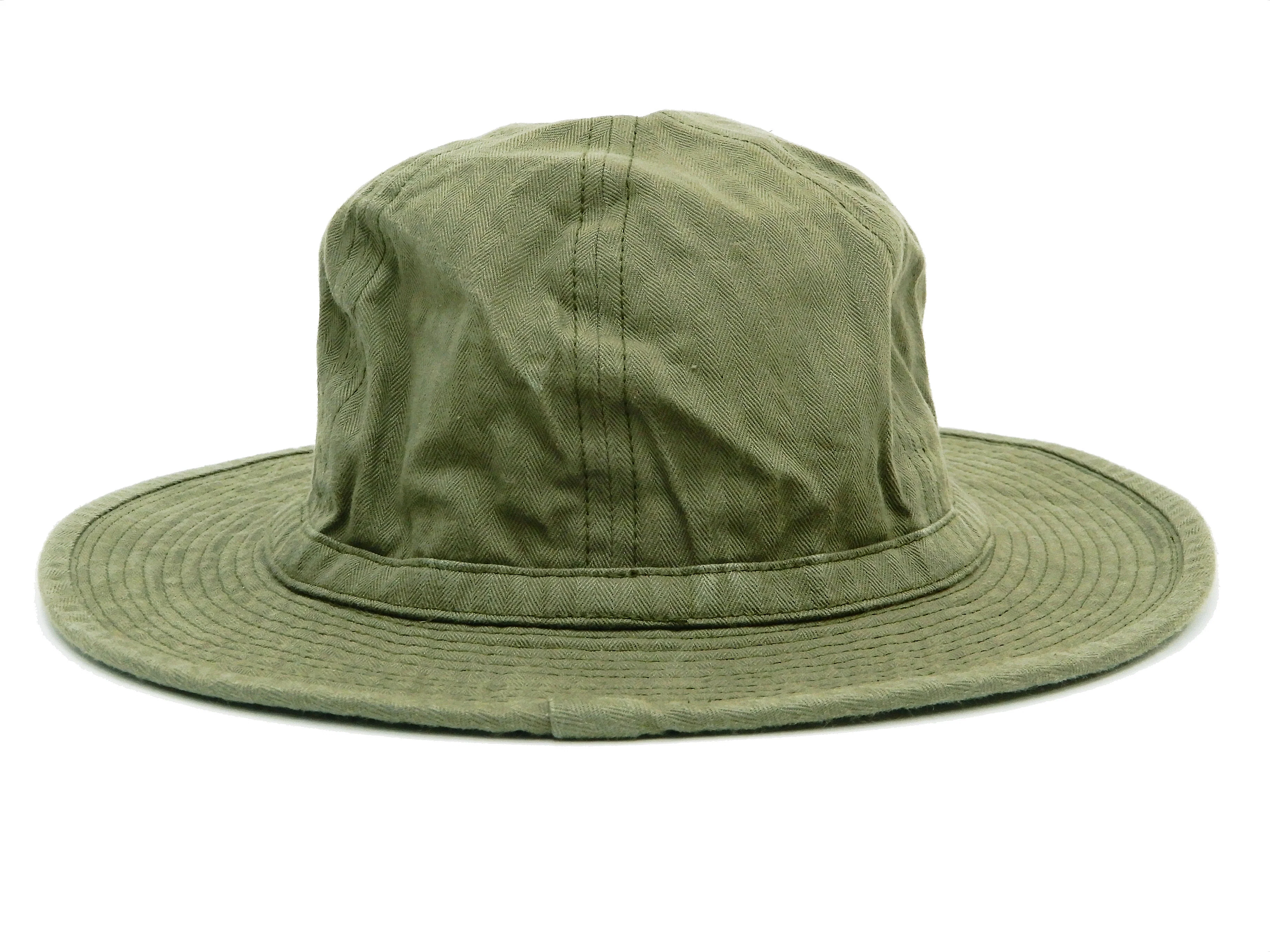 Buzz Rickson Daisy Mae Hat Men's US Army Style Herringbone Boonie Hat BR02537 Olive - Image 3
