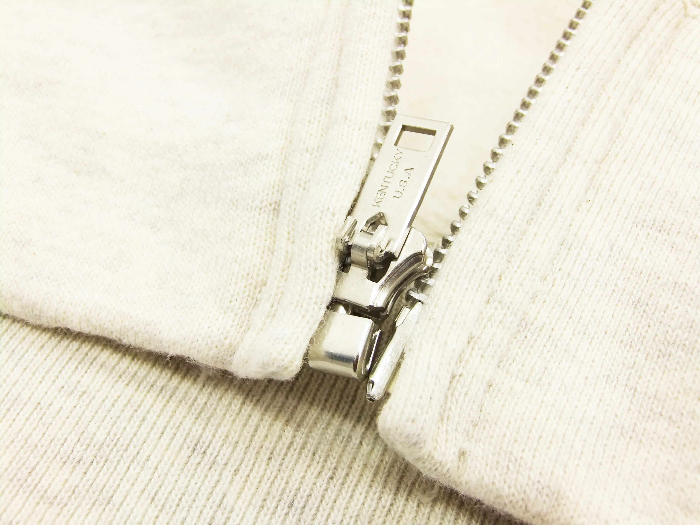 Buzz Rickson Hoodie Men's USAAF Insignia Hoodie Zip Front Hooded Sweatshirt BR65599 Oatmeal - Image 8