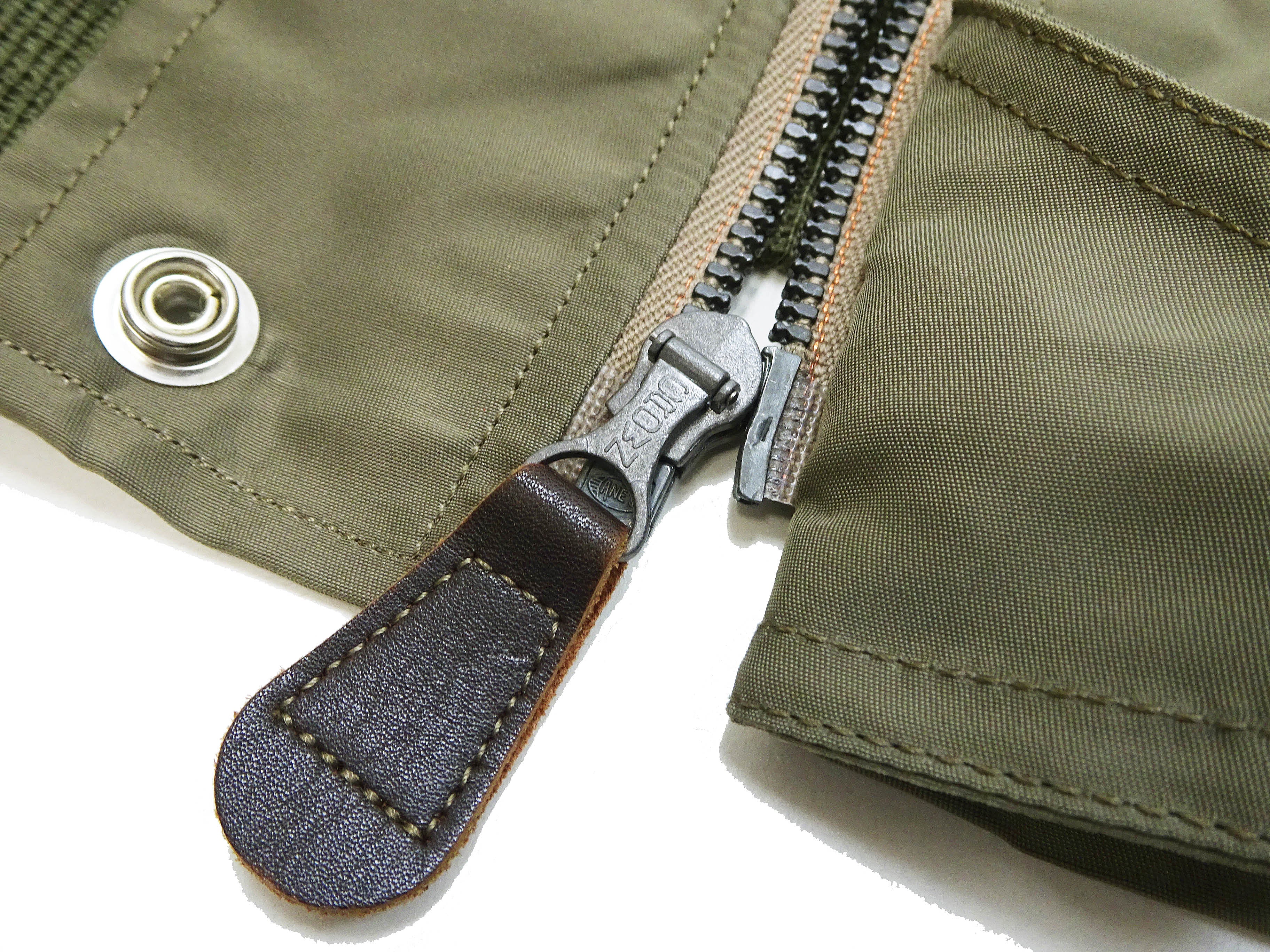 Buzz Rickson Jacket Men's L-2 Flight Jacket Plain Nylon Bomber Jacket L2 BR15125 Olive Drab - Image 17