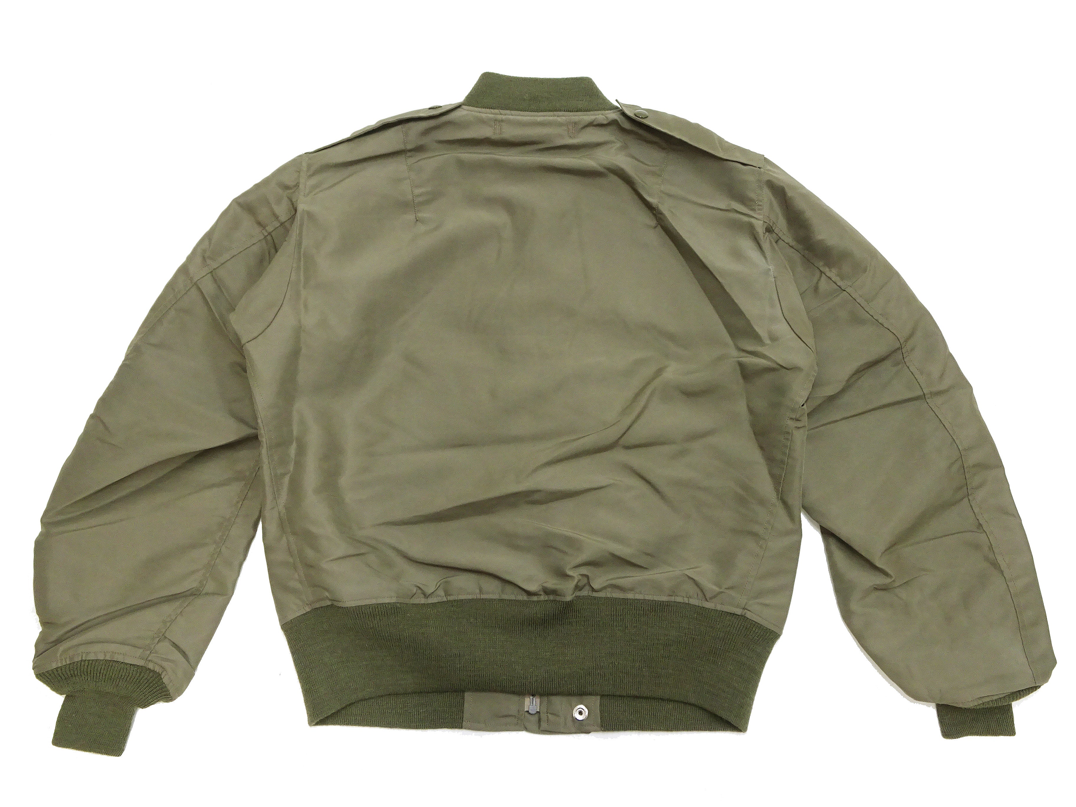 Buzz Rickson Jacket Men's L-2 Flight Jacket Plain Nylon Bomber Jacket L2 BR15125 Olive Drab - Image 18