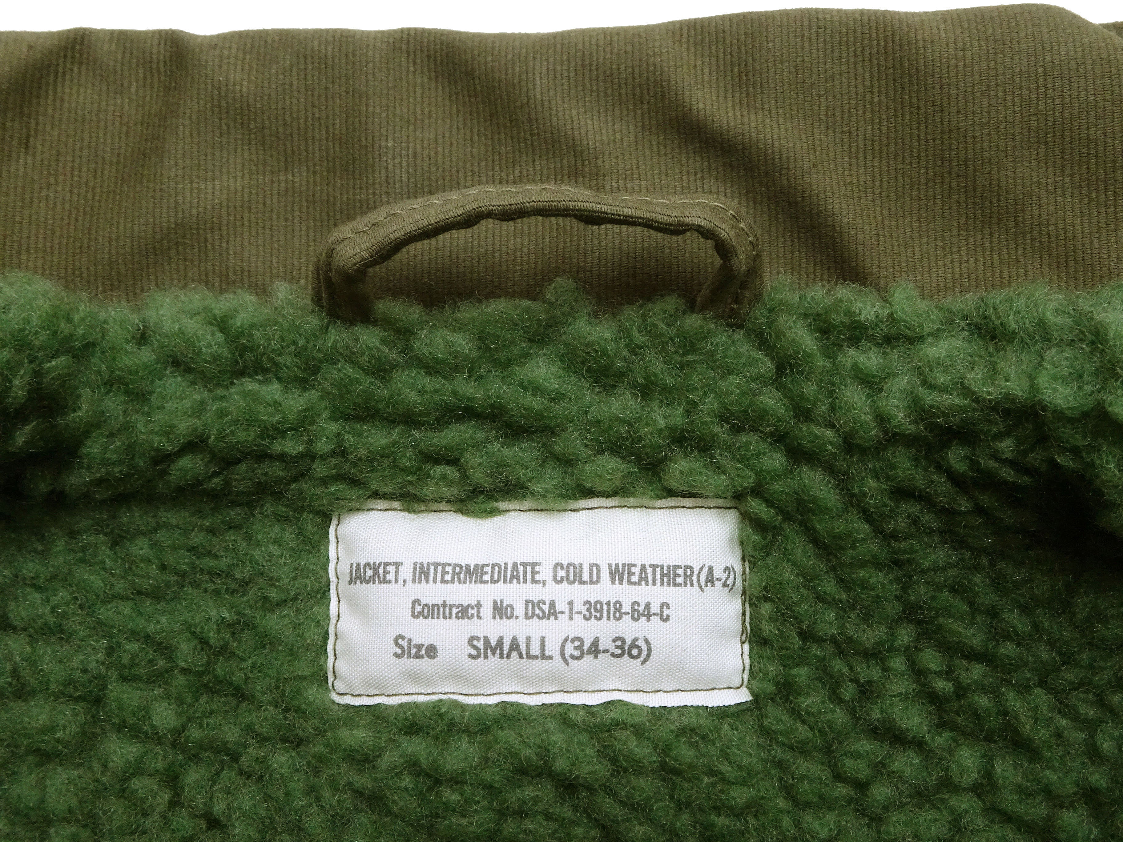 Buzz Rickson Jacket Men's Reproduction of the U.S. Navy A-2 Deck Jacket in Jungle Cloth Outer Shell Version BR15155 Olive-Drab - Image 13