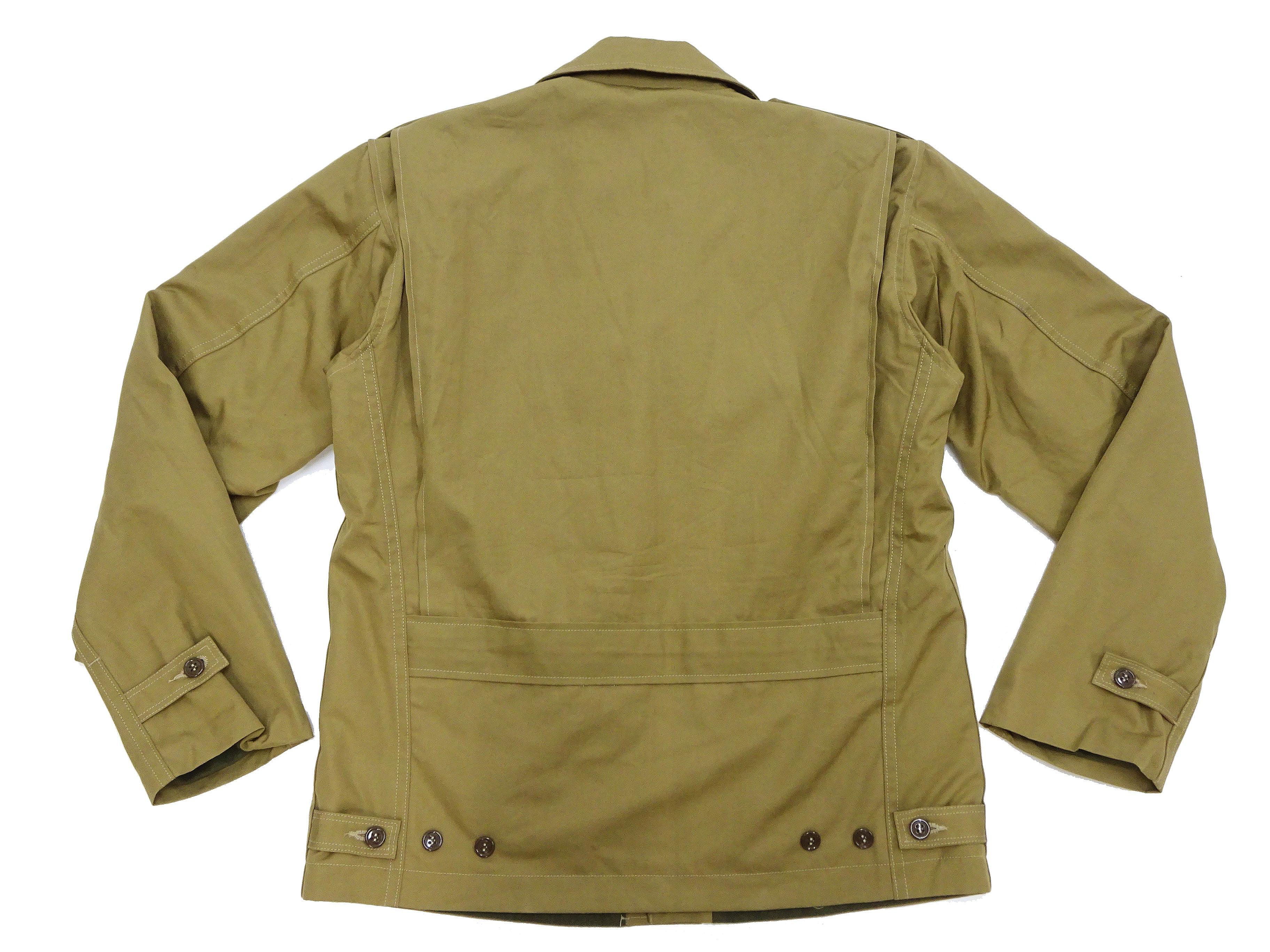 Buzz Rickson Jacket Men's Reproduction WWII US Army M-41 Field Jacket BR15332 Olive Drab - Image 16