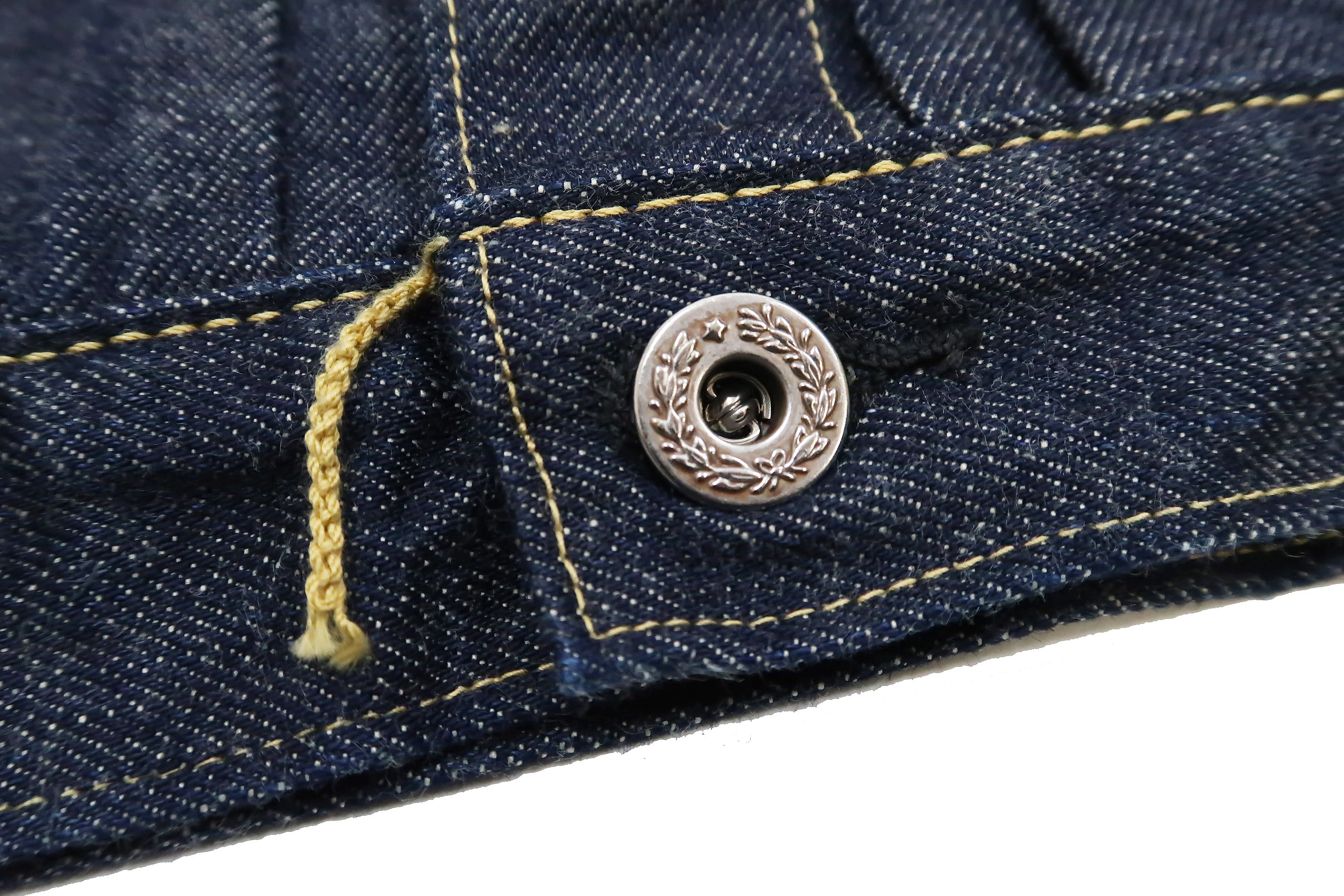 Buzz Rickson Jacket Men's Rproduction of Type 1 Denim Jacket WWII regulated version BR16041 421 One Wash Deep blue indigo - Image 16