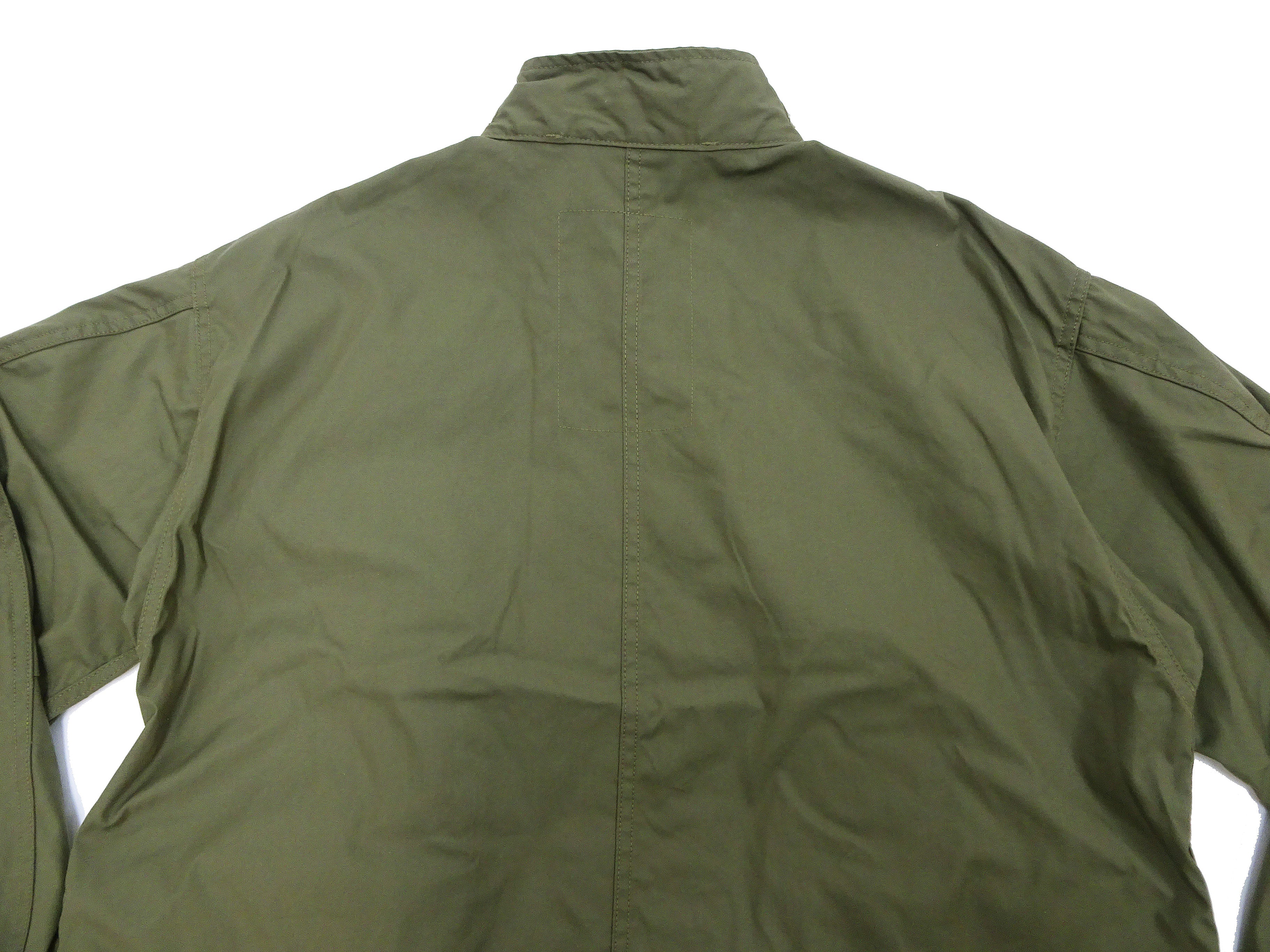 Buzz Rickson M-65 Coat (No Hood, No Liner) Men's Casual Reproduction of US Army M65 Lightweight Fishtail Overcoat BR14719 Olive - Image 20