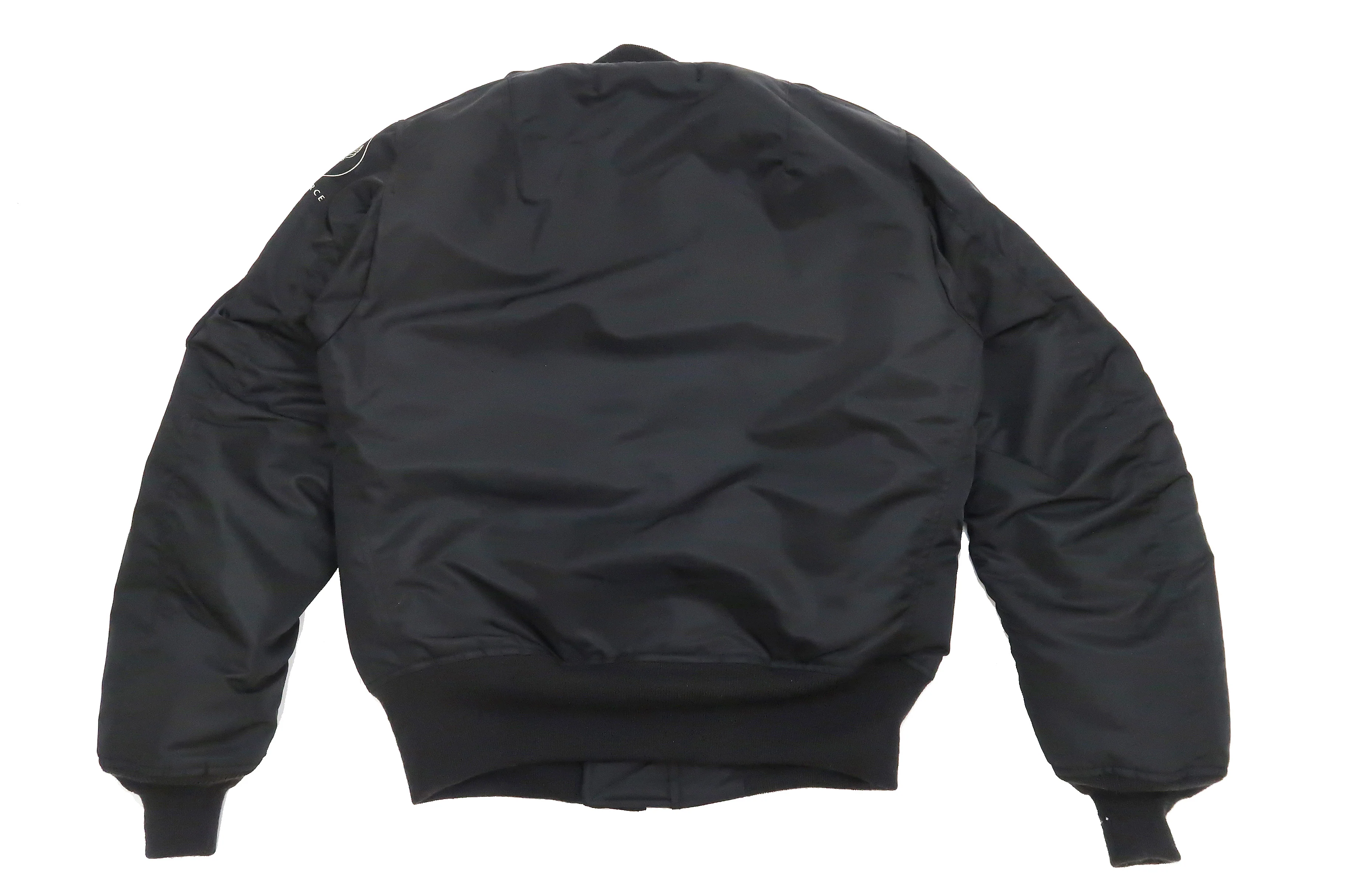 Buzz Rickson MA-1 William Gibson Black MA-1 Flight Jacket Men's MA1 Bomber Jacket Slender Version BR14964 - Image 16