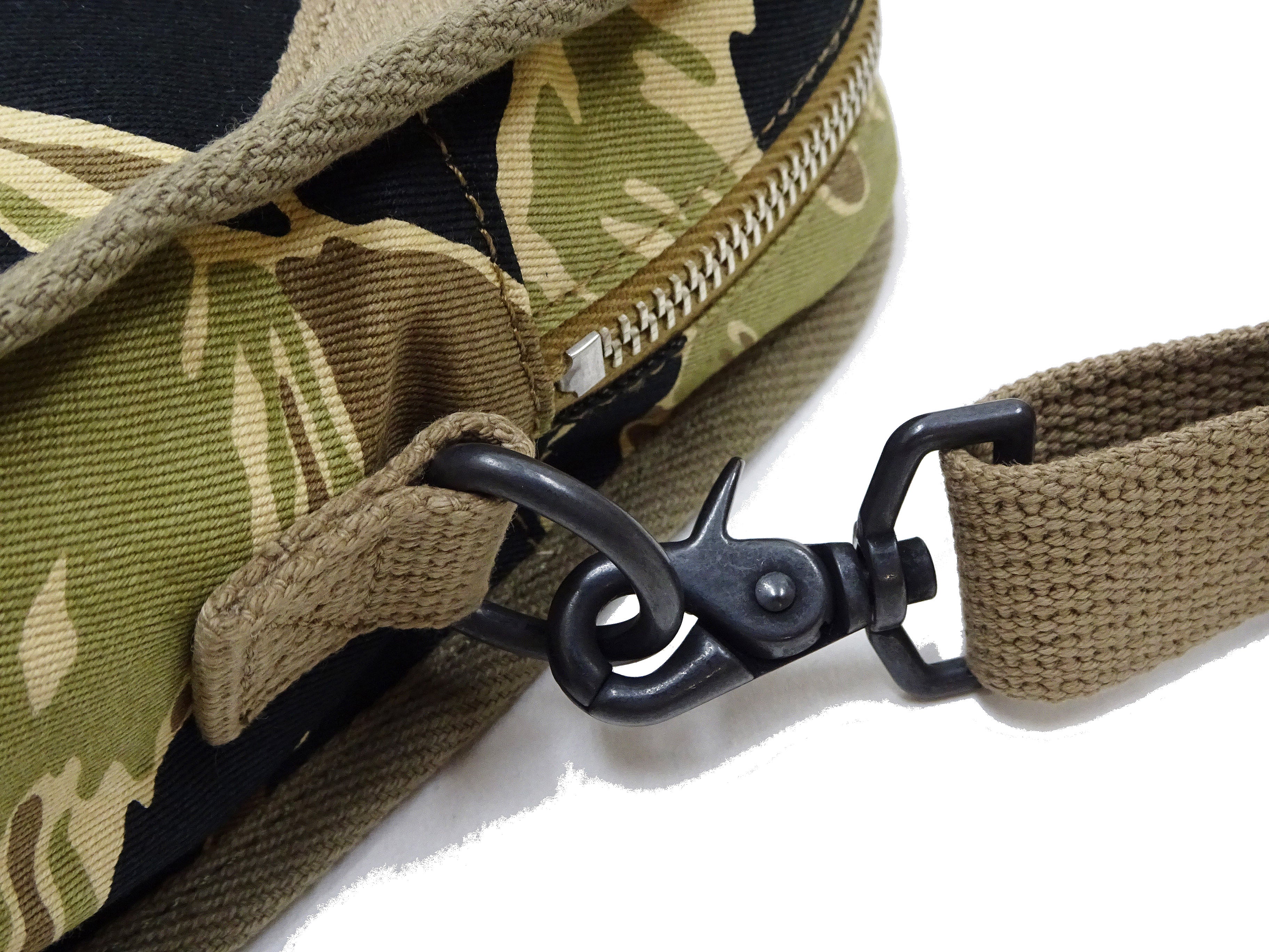 Buzz Rickson Men's Casual Small Shoulder Bag - Gold Tiger Camouflage, Modern Reinterpretation of WWII U.S. Army Air Forces Pilot Gear, BR02878 - Image 12