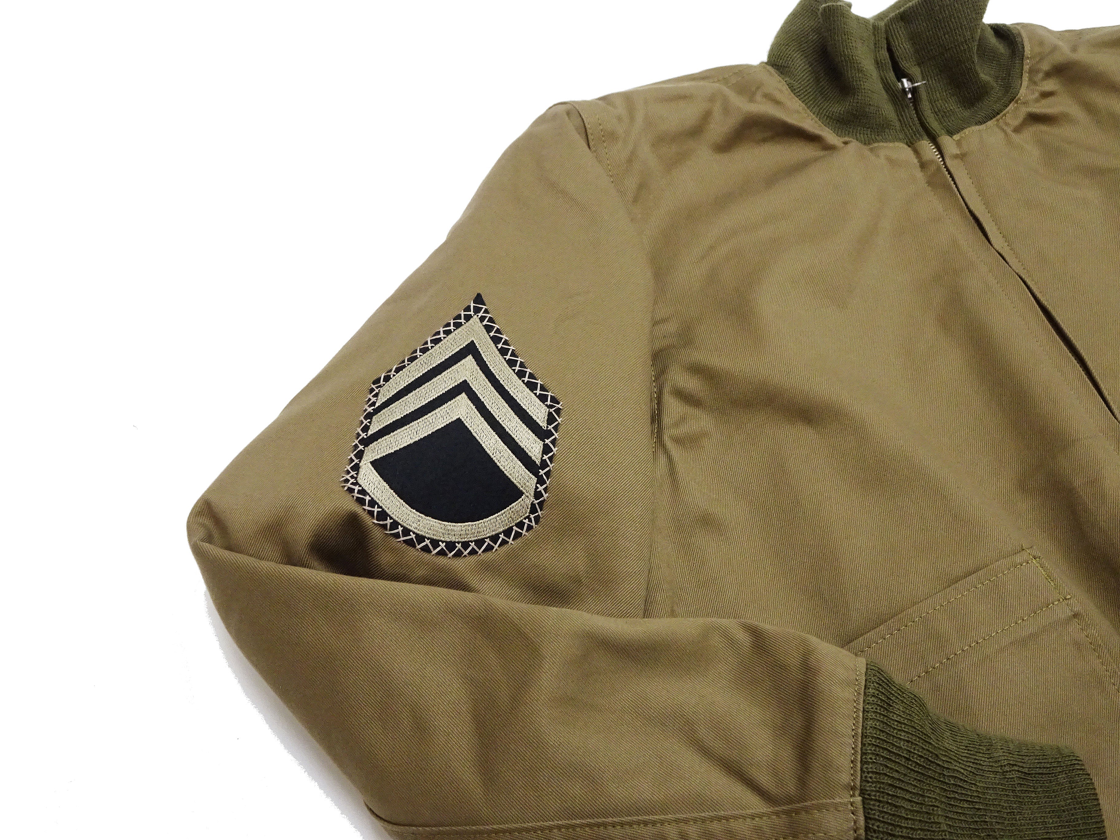 Buzz Rickson Men's Fury Tanker Jacket - Brad Pitt U.S. Army WWII Movie Reproduction - Made in Japan - (BR15751 Olive Drab) - Image 10
