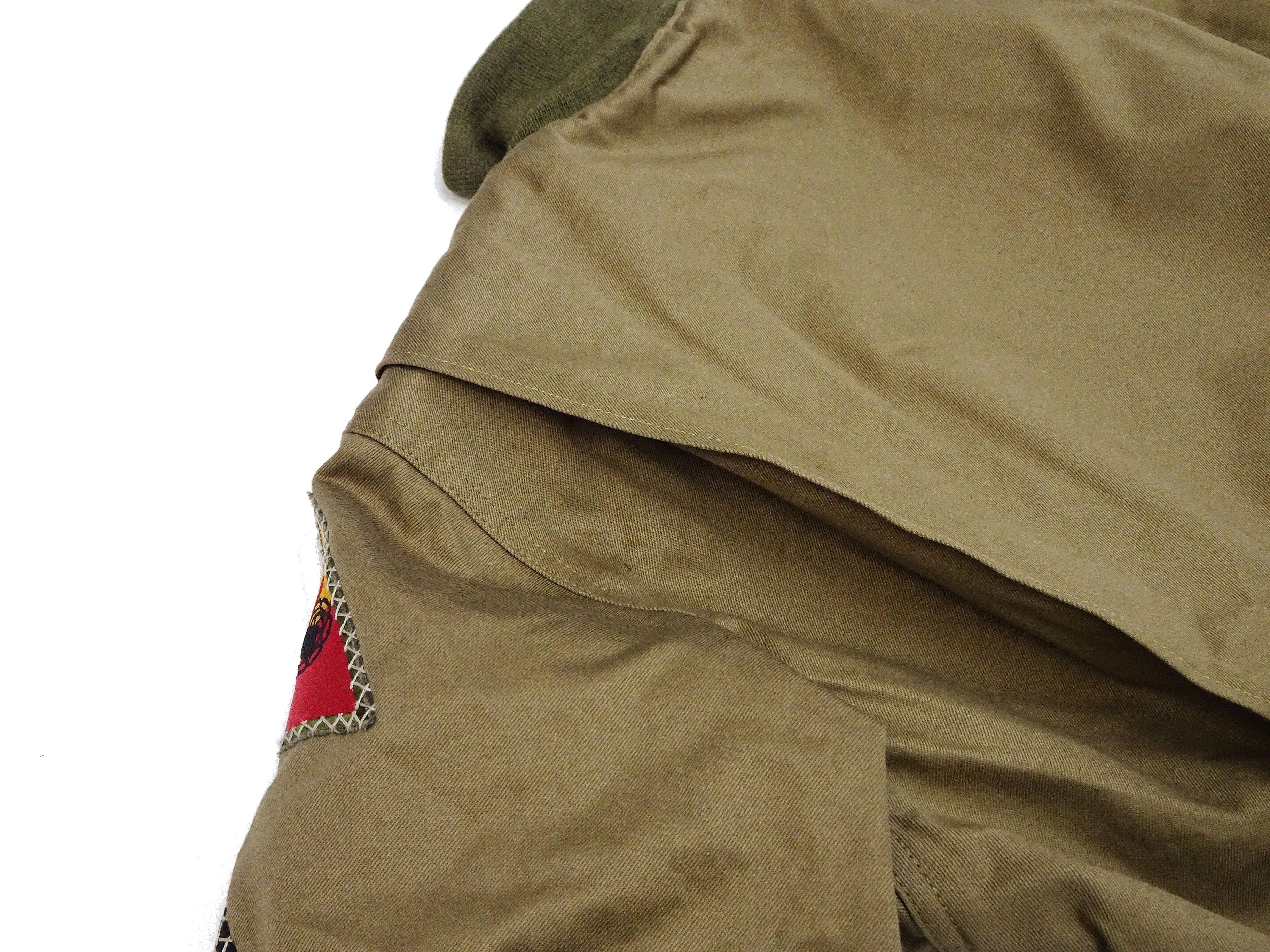 Buzz Rickson Men's Fury Tanker Jacket - Brad Pitt U.S. Army WWII Movie Reproduction - Made in Japan - (BR15751 Olive Drab) - Image 11