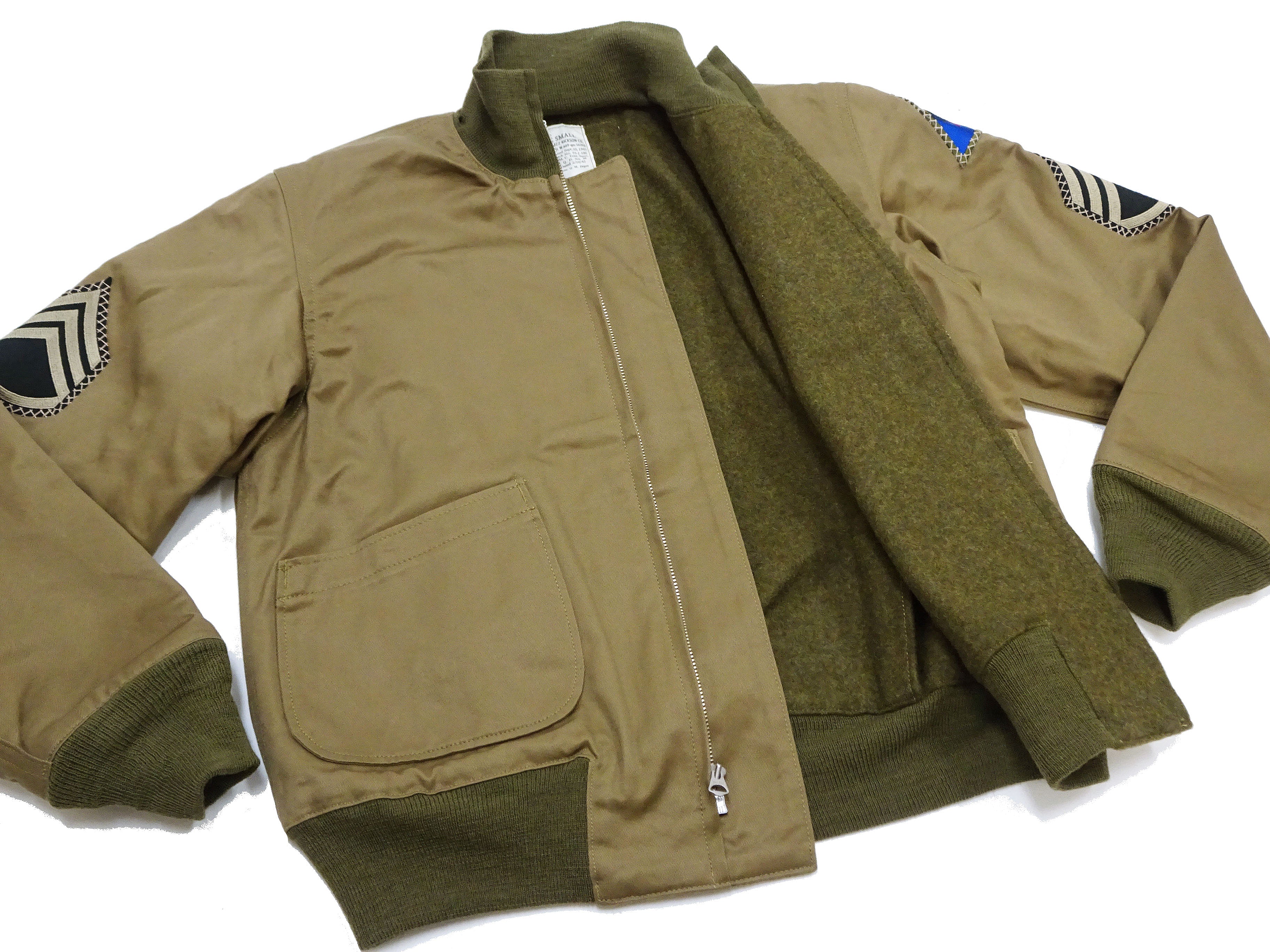 Buzz Rickson Men's Fury Tanker Jacket - Brad Pitt U.S. Army WWII Movie Reproduction - Made in Japan - (BR15751 Olive Drab) - Image 12