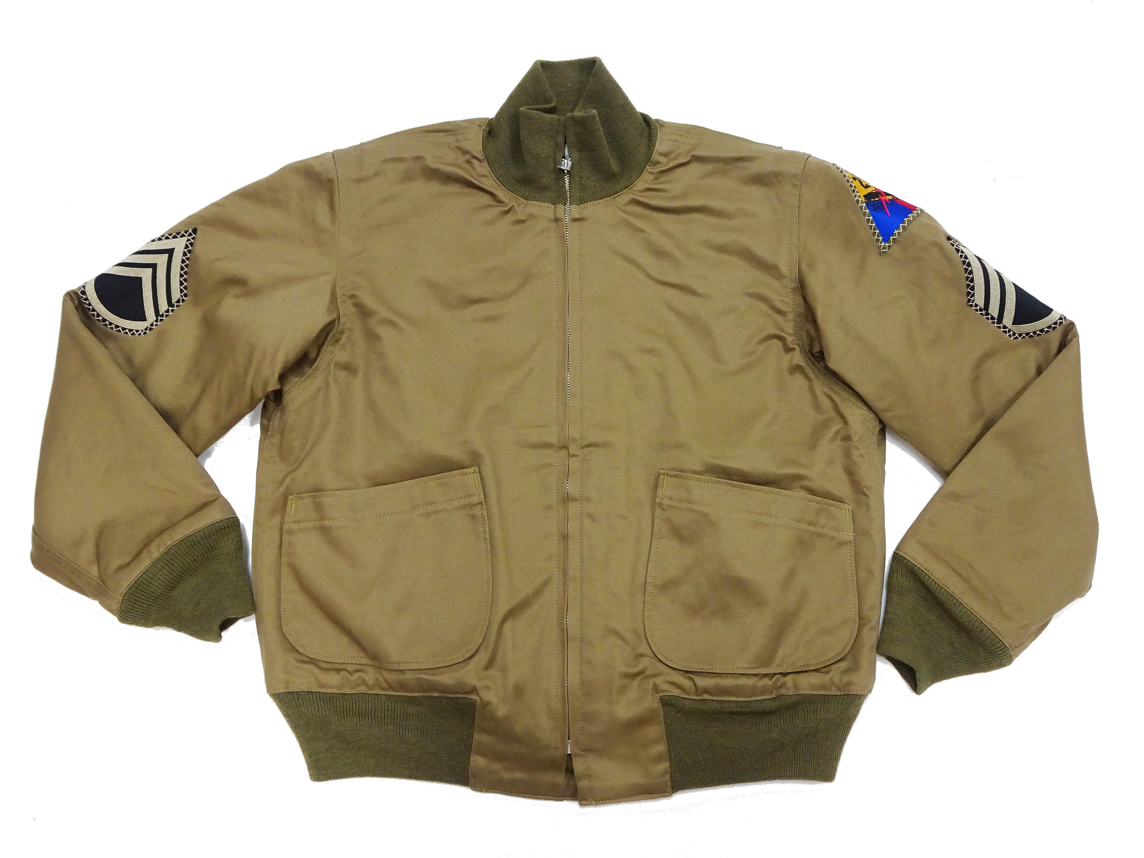 Buzz Rickson Men's Fury Tanker Jacket - Brad Pitt U.S. Army WWII Movie Reproduction - Made in Japan - (BR15751 Olive Drab) - Image 7