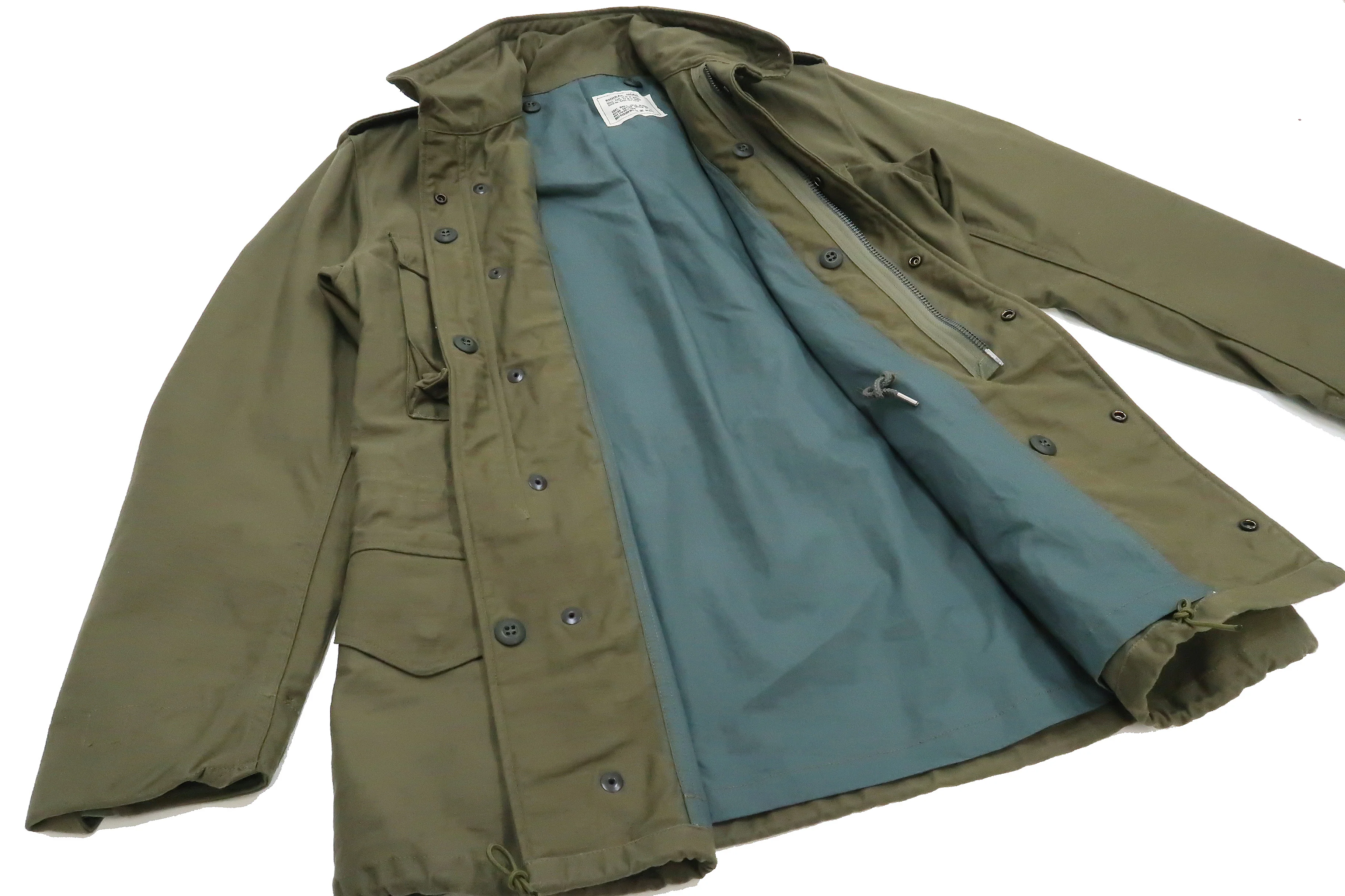 Buzz Rickson Jacket Men's M-65 Field Jacket 2nd Model M65 Military Field Coat BR11702 Olive Drab - Image 12