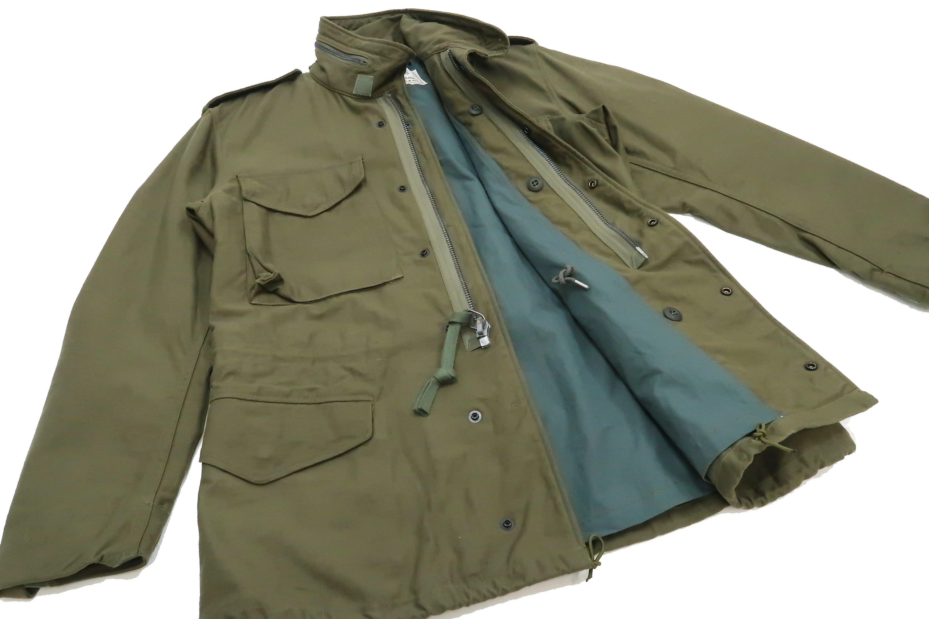 Buzz Rickson Jacket Men's M-65 Field Jacket 2nd Model M65 Military Field Coat BR11702 Olive Drab - Image 13
