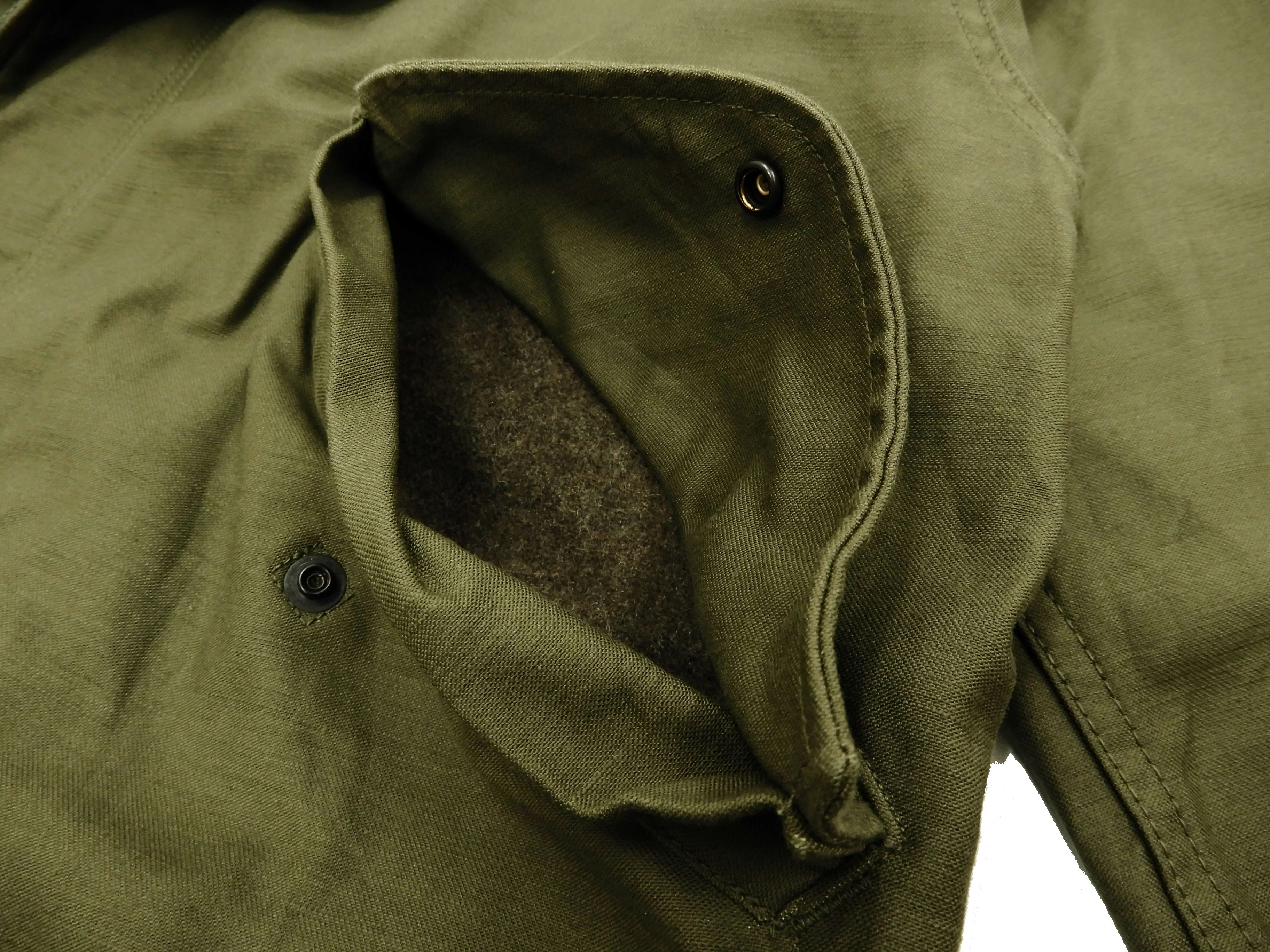Buzz Rickson Parka Men's U.S. Army M-51 Fishtail Parka Military Coat Jacket BR12266 Olive Drab - Image 15