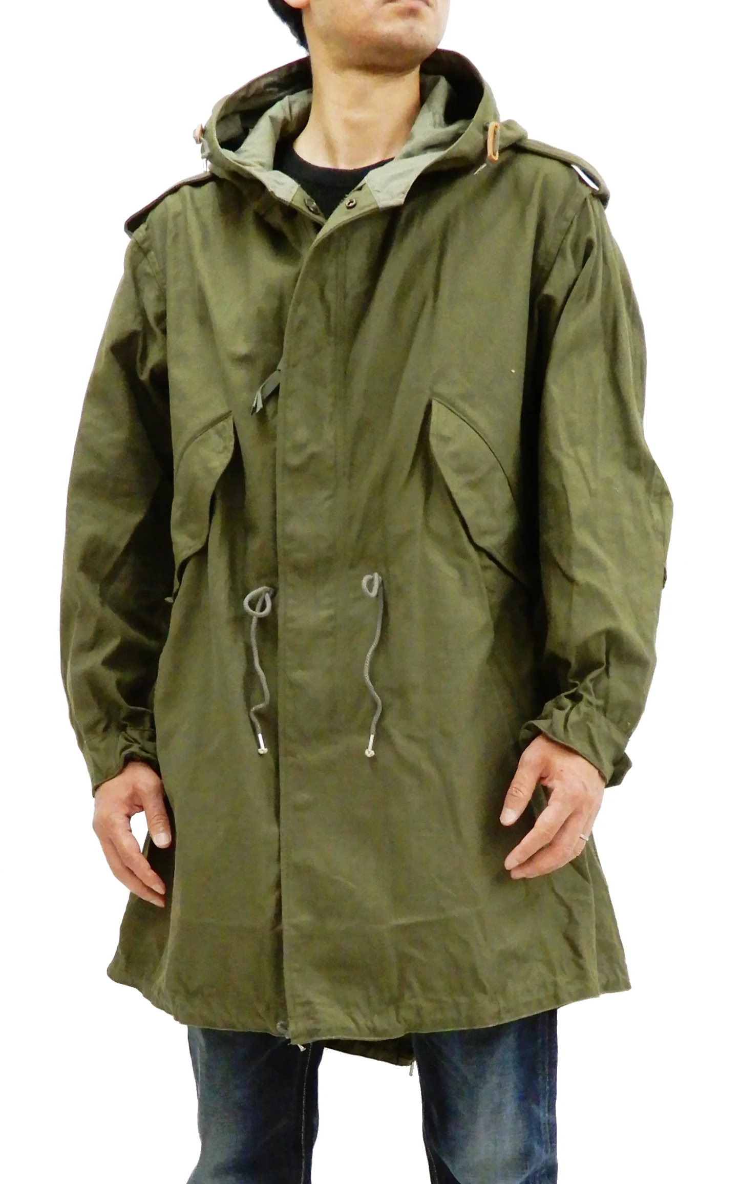 Buzz Rickson Parka Men's U.S. Army M-51 Fishtail Parka Military Coat Jacket BR12266 Olive Drab - Image 5
