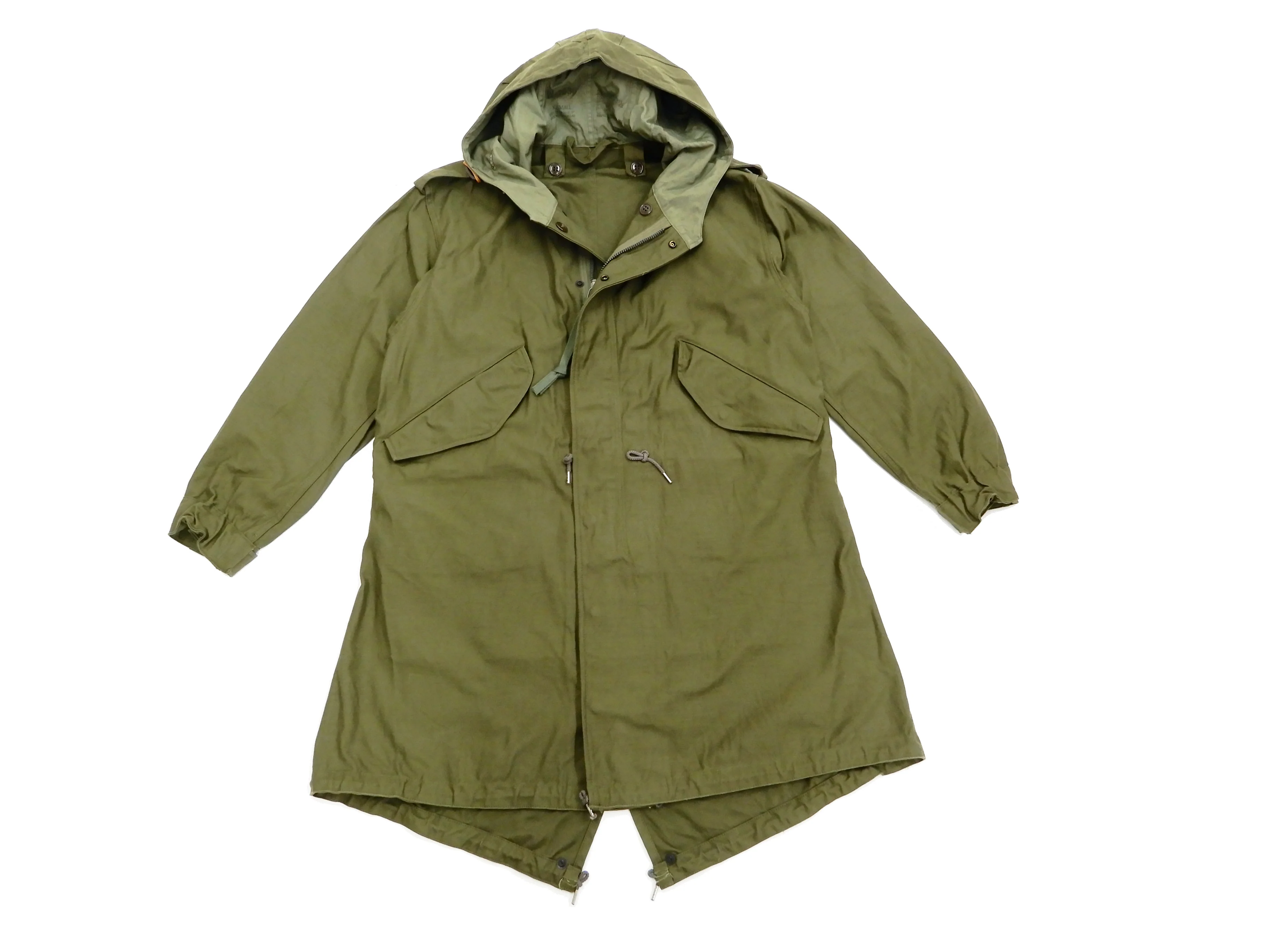 Buzz Rickson Parka Men's U.S. Army M-51 Fishtail Parka Military Coat Jacket BR12266 Olive Drab - Image 8