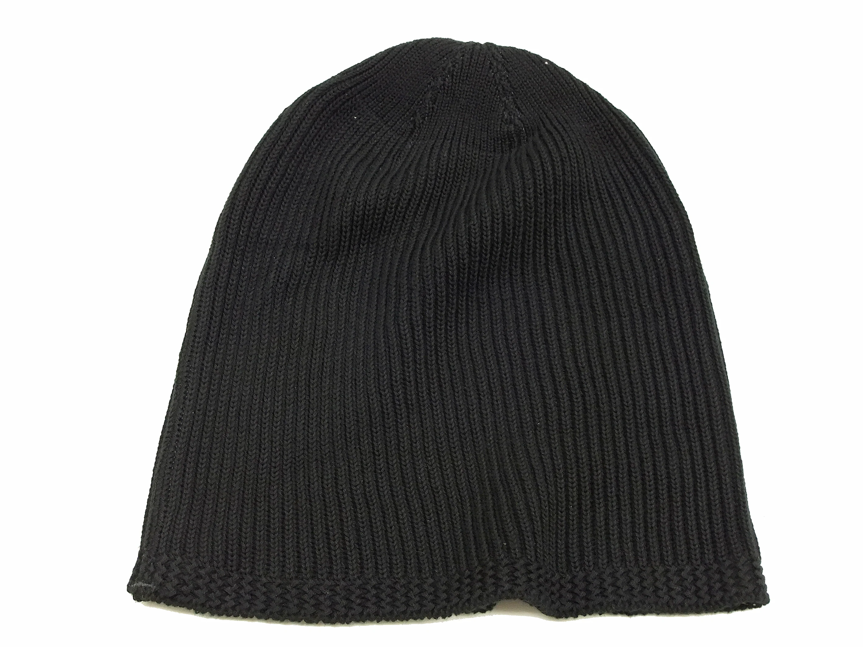 Buzz Rickson Watch Cap Men's Cotton Knit Hat WWII US military style beanie BR02186 Black - Image 5