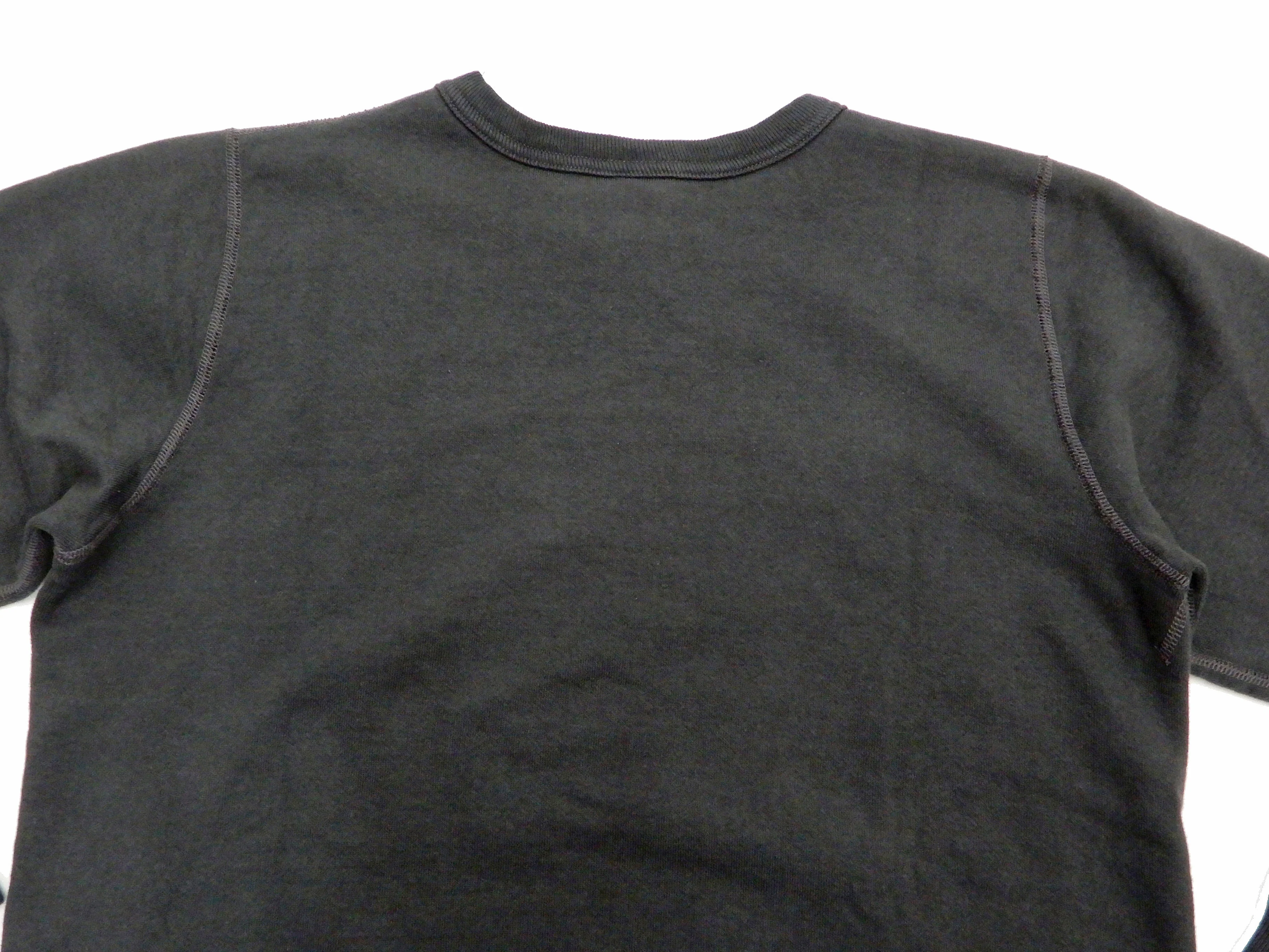 Buzz Rickson Plain Sweatshirt Men's Loop-wheeled Vintage Style BR65622 Faded-Black - Image 10