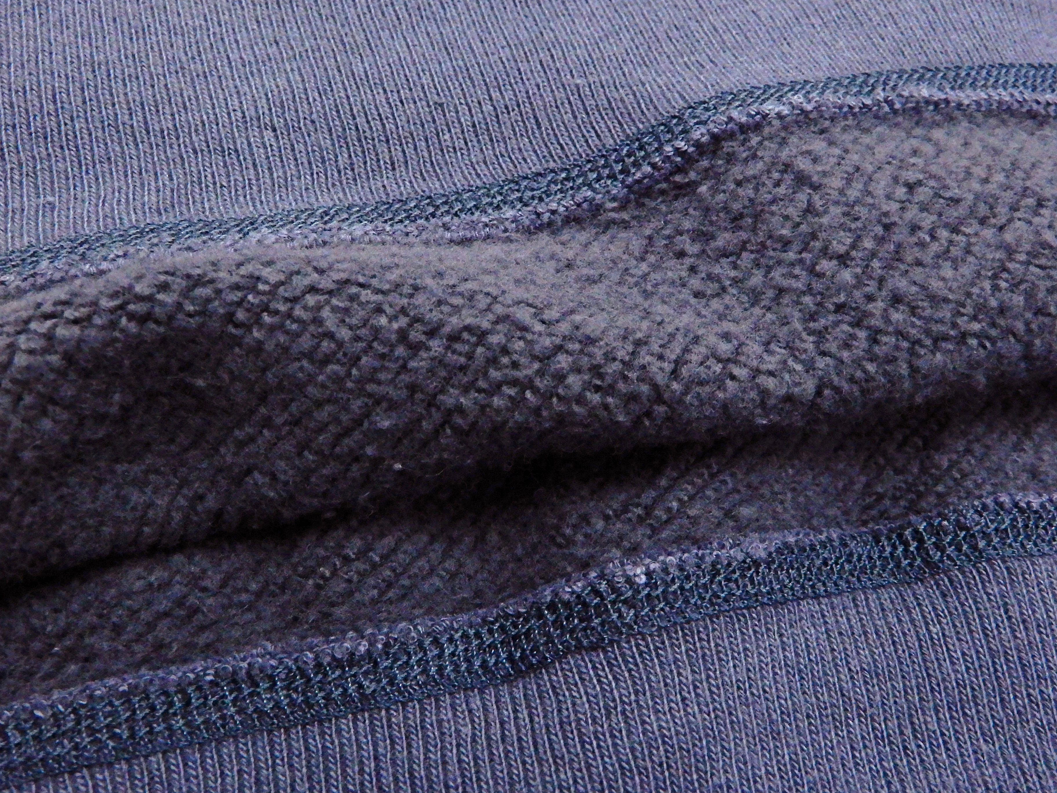 Buzz Rickson Plain Sweatshirt Men's Loop-wheeled Vintage Style BR65622 Faded-Navy-Blue - Image 8
