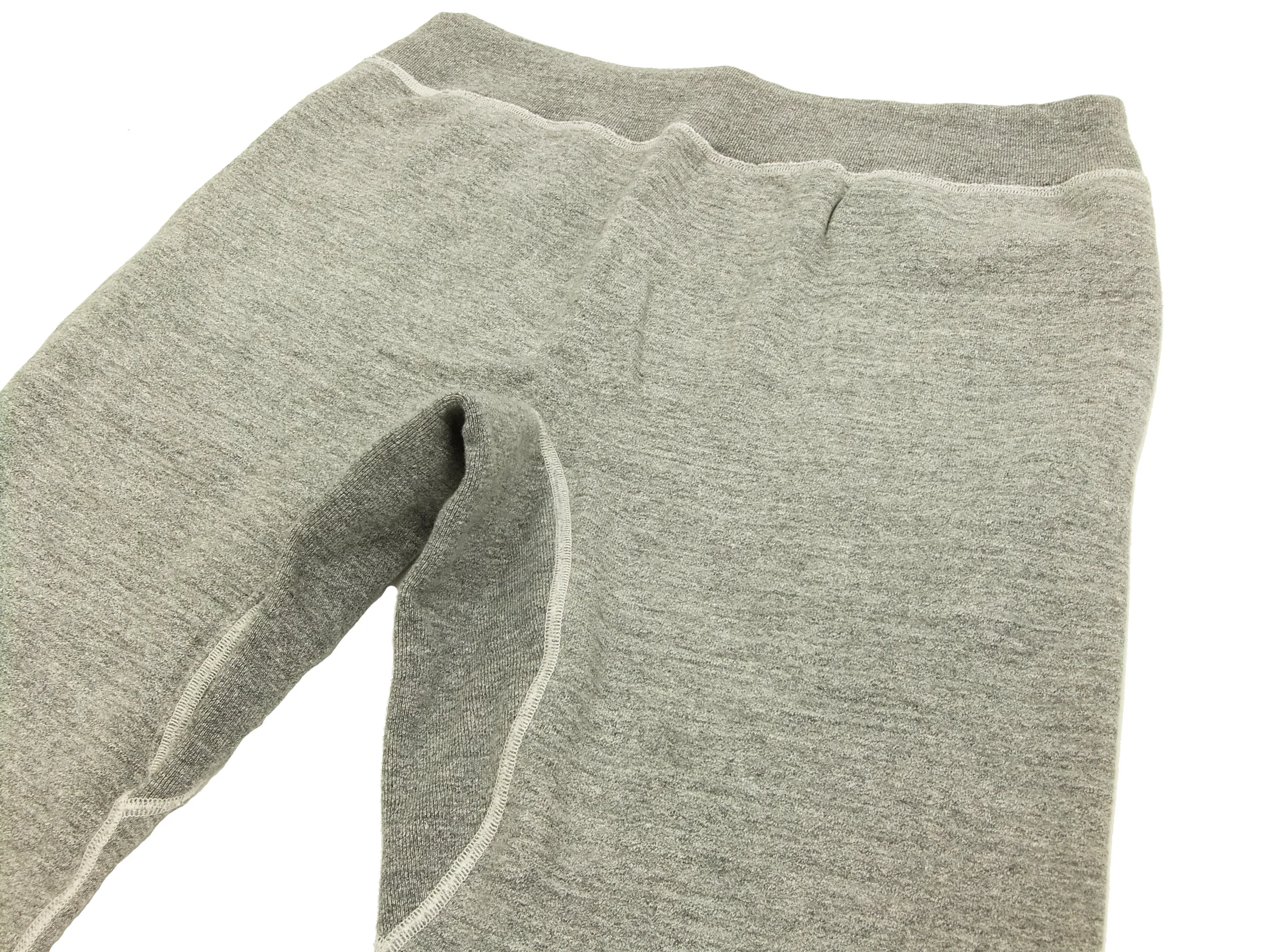 Buzz Rickson Sweatpants Men's Slimmer Fit Military Style Drawstring Pants BR40973 Heather-Gray - Image 7