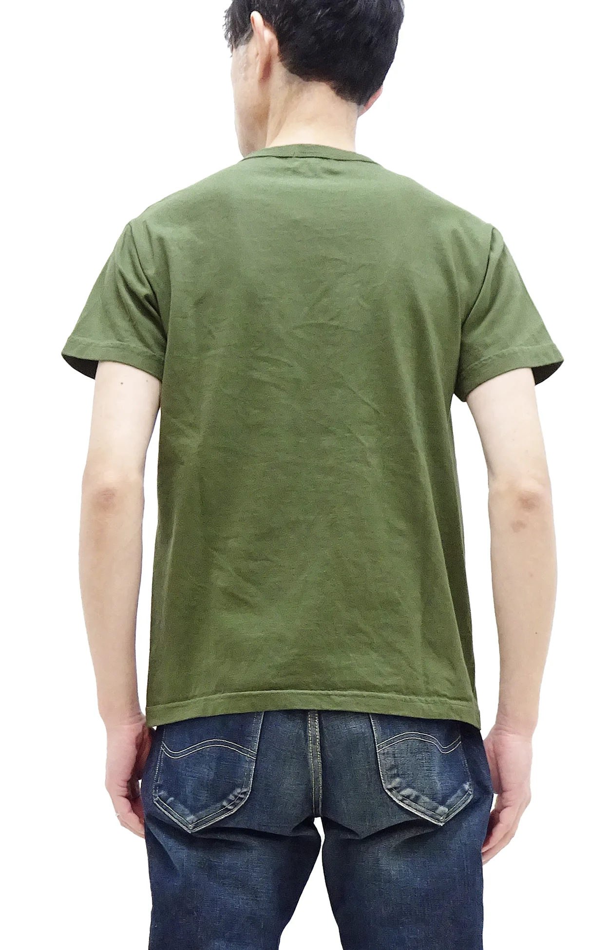Buzz Rickson T-shirt Men's Griffiss Air Force Base Military Graphic Short Sleeve Loopwheeled Tee BR79343 149 Olive - Image 4