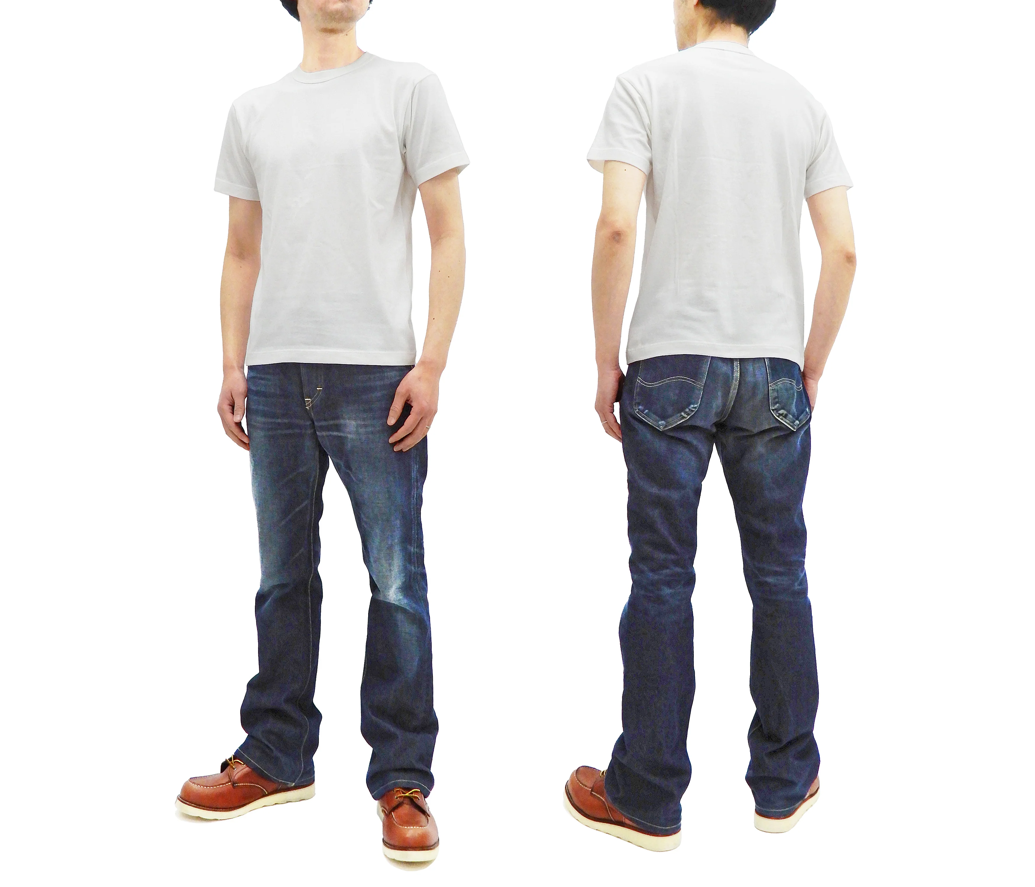 Buzz Rickson T-shirt Men's Plain T shirt Short Sleeve Loopwheel Tee BR78960 101 White - Image 3
