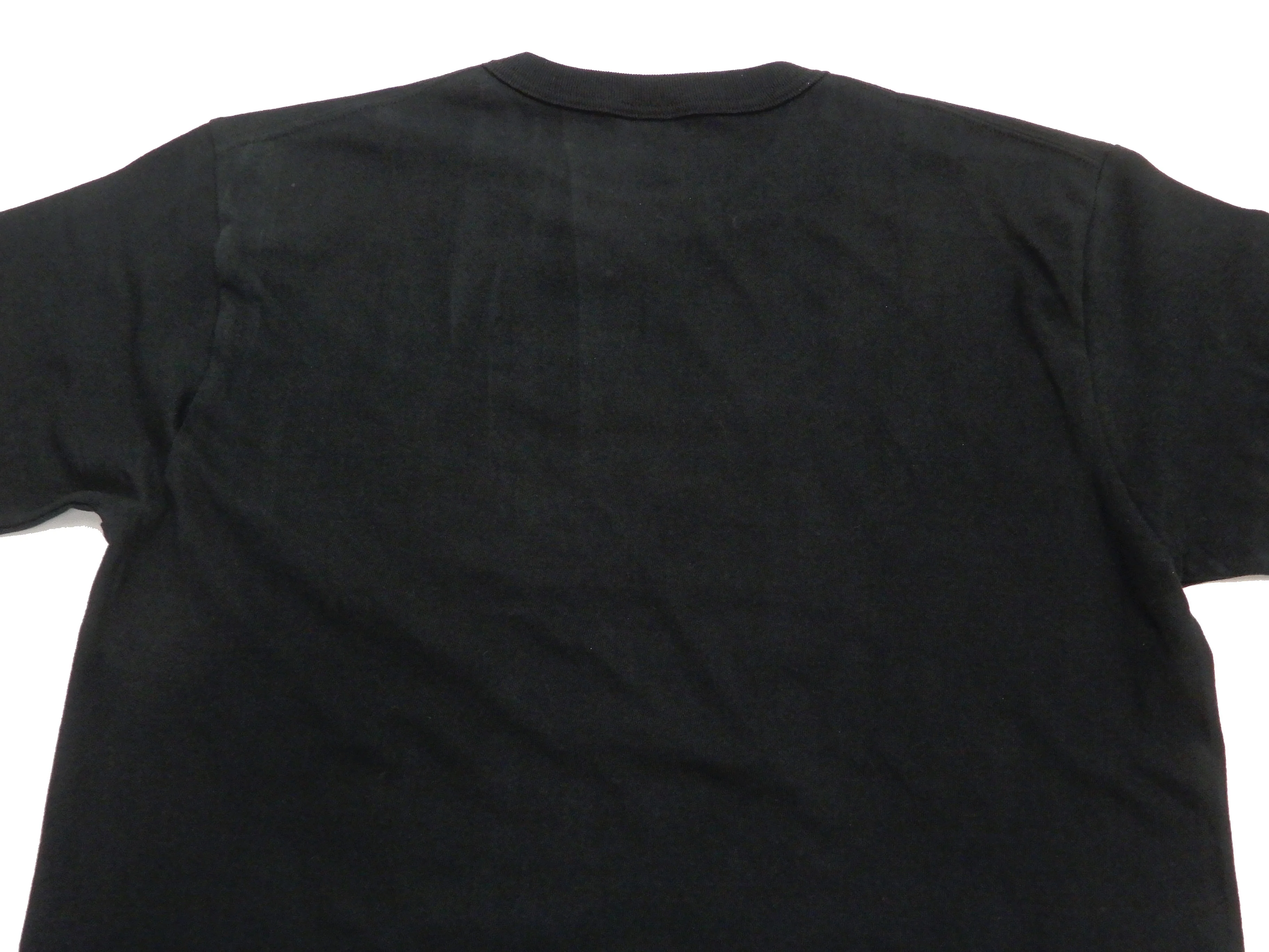Buzz Rickson T-shirt Men's Plain T shirt Short Sleeve Loopwheel Tee BR78960 119 Black - Image 10