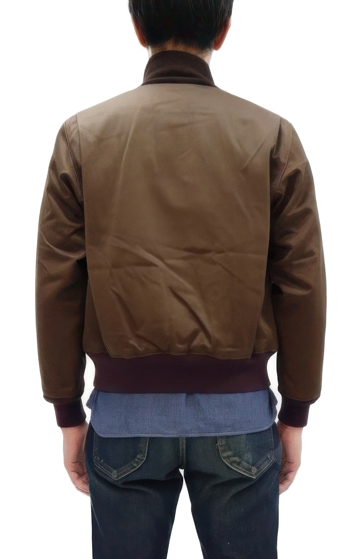 Buzz Rickson Tanker Jacket - Men's Reproduction of the U.S. Army's Rare Brown Version BR15760 - Image 5