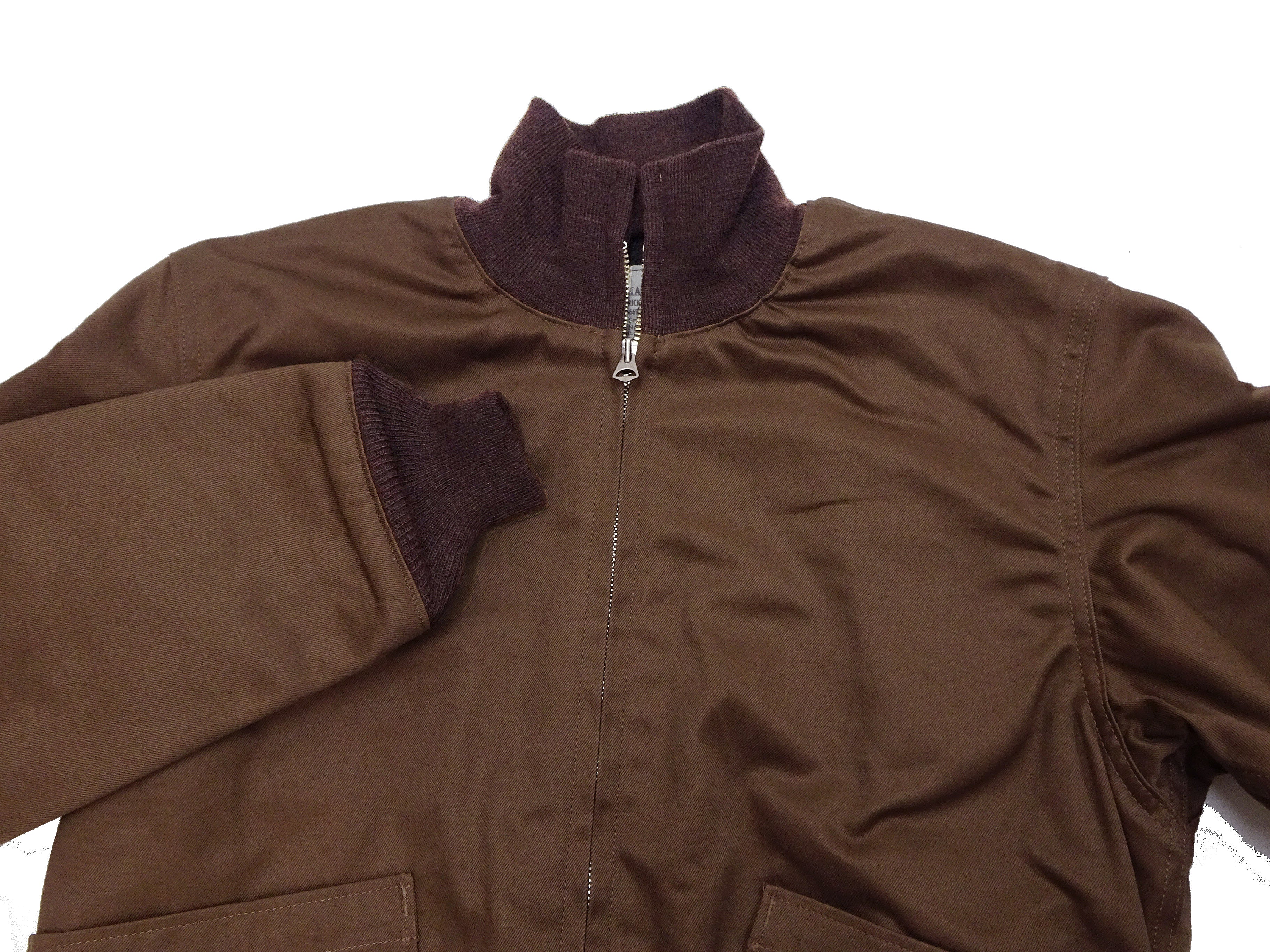 Buzz Rickson Tanker Jacket - Men's Reproduction of the U.S. Army's Rare Brown Version BR15760 - Image 8