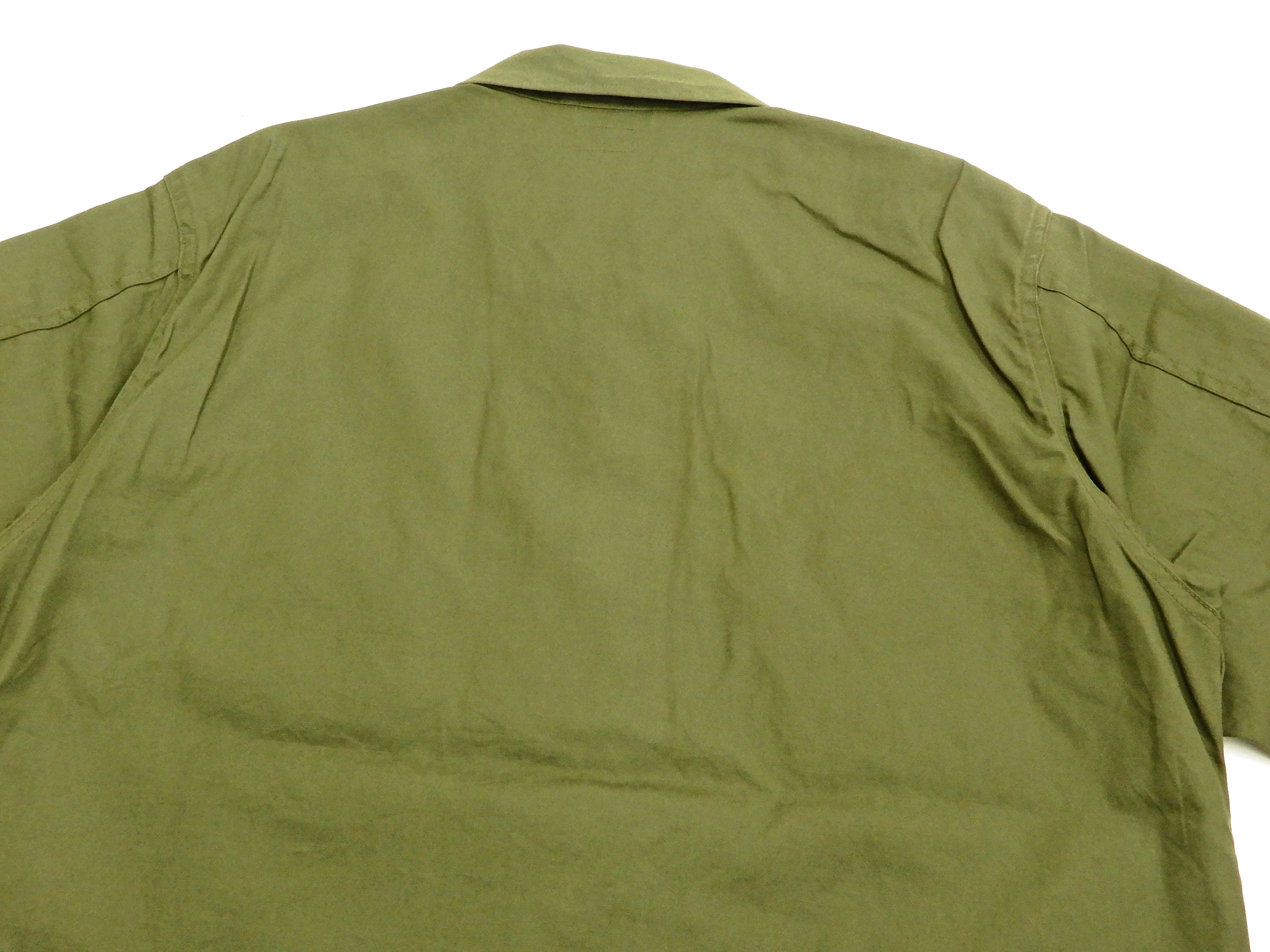 Buzz Rickson Tropical Jacket Men's US Vietnam War Jungle Fatigue Jacket BR12247 Olive - Image 13