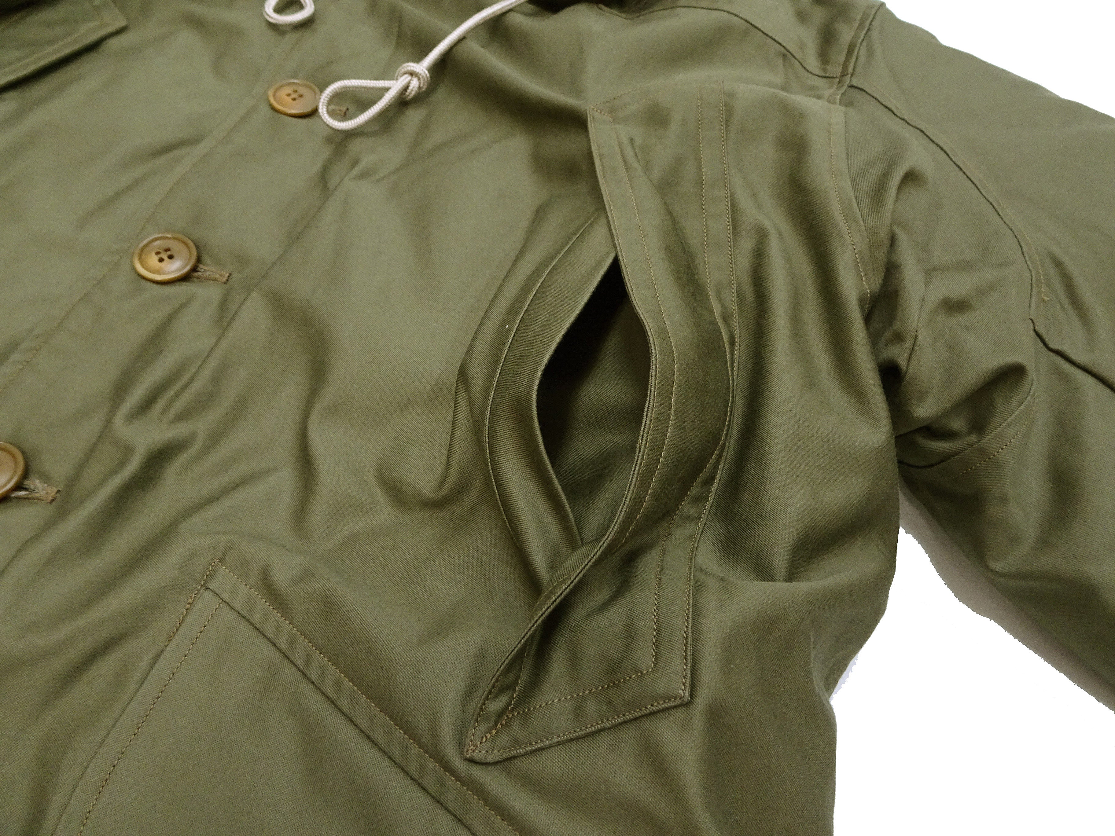 Buzz Rickson Type B-9 Flight Down Parka Men's B9 Hooded Down Jacket BR15538 Olive Drab - Image 11