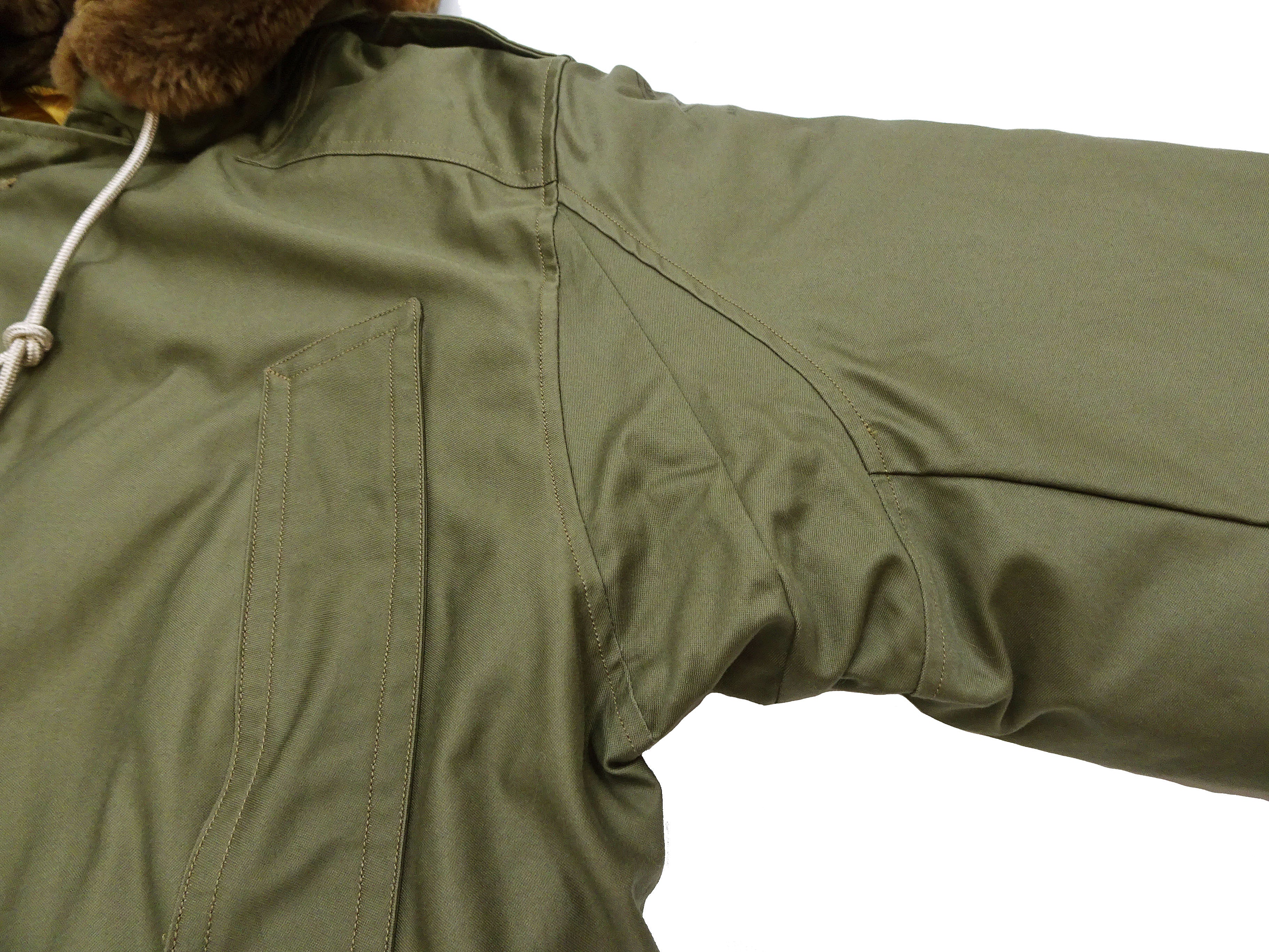 Buzz Rickson Type B-9 Flight Down Parka Men's B9 Hooded Down Jacket BR15538 Olive Drab - Image 12