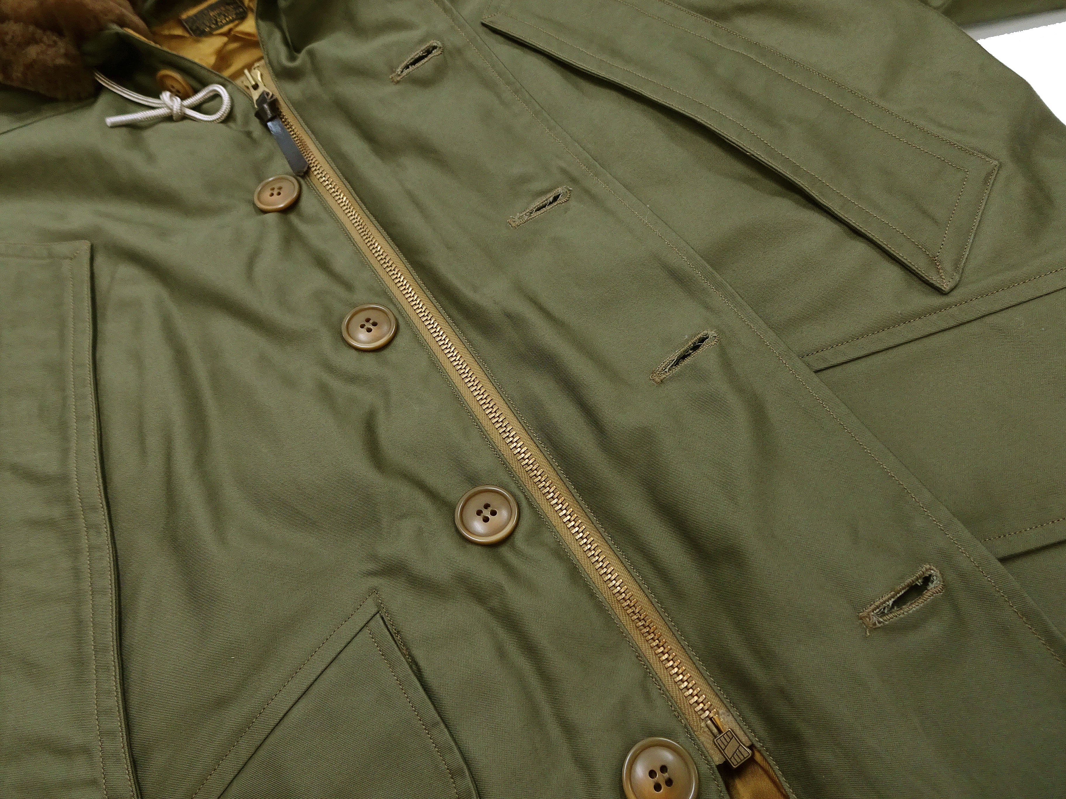Buzz Rickson Type B-9 Flight Down Parka Men's B9 Hooded Down Jacket BR15538 Olive Drab - Image 15
