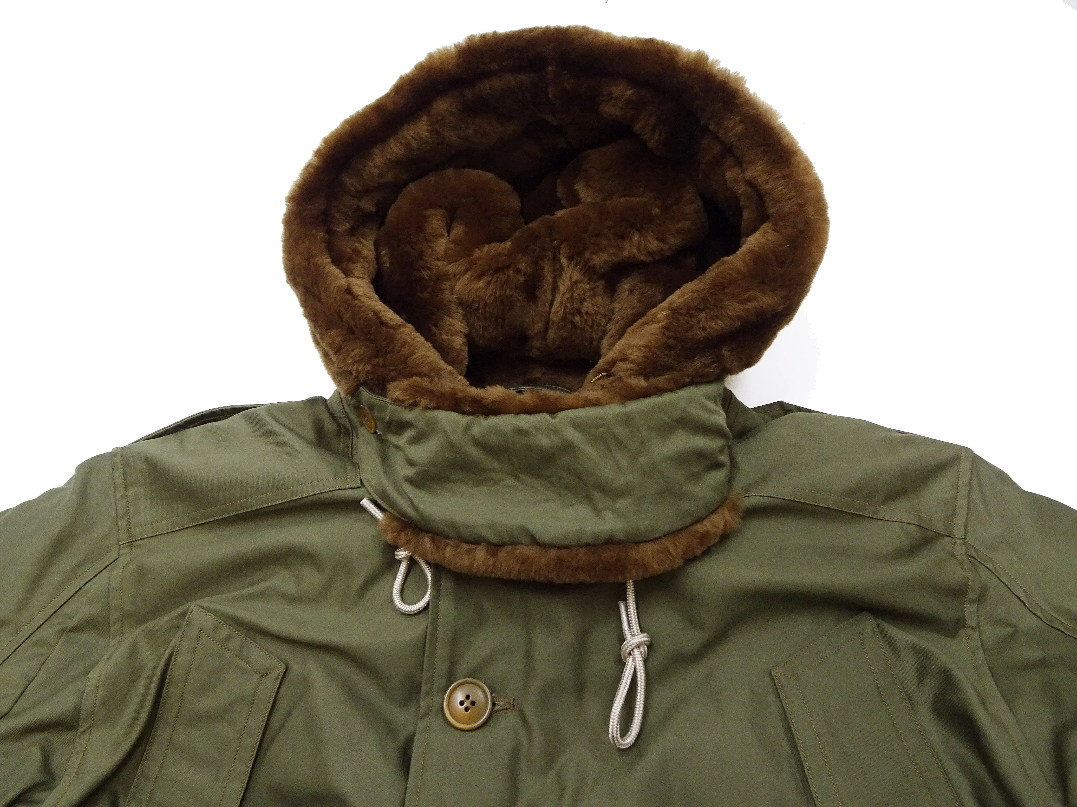 Buzz Rickson Type B-9 Flight Down Parka Men's B9 Hooded Down Jacket BR15538 Olive Drab - Image 23