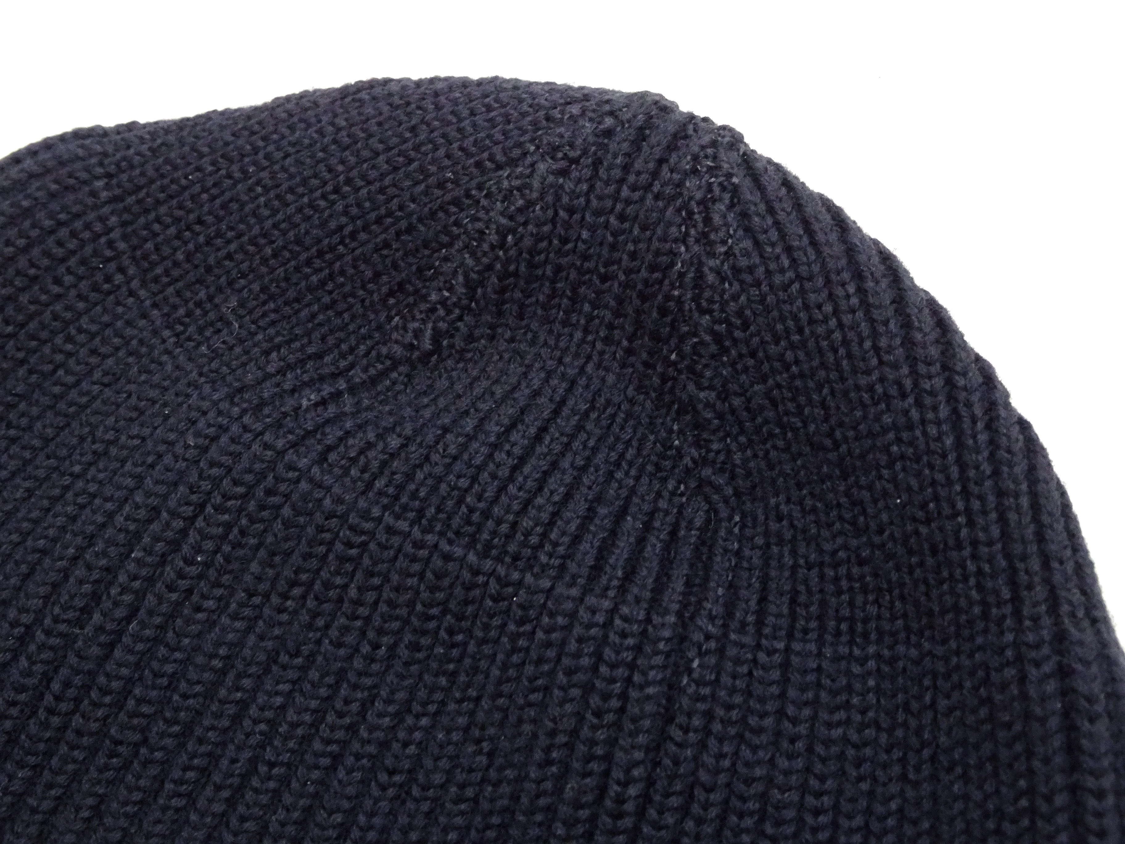 Buzz Rickson Men's U.S. Navy Watch Cap - 100% Wool Military Knit Hat - Made in Japan (BR02243 Navy Blue) - Image 6