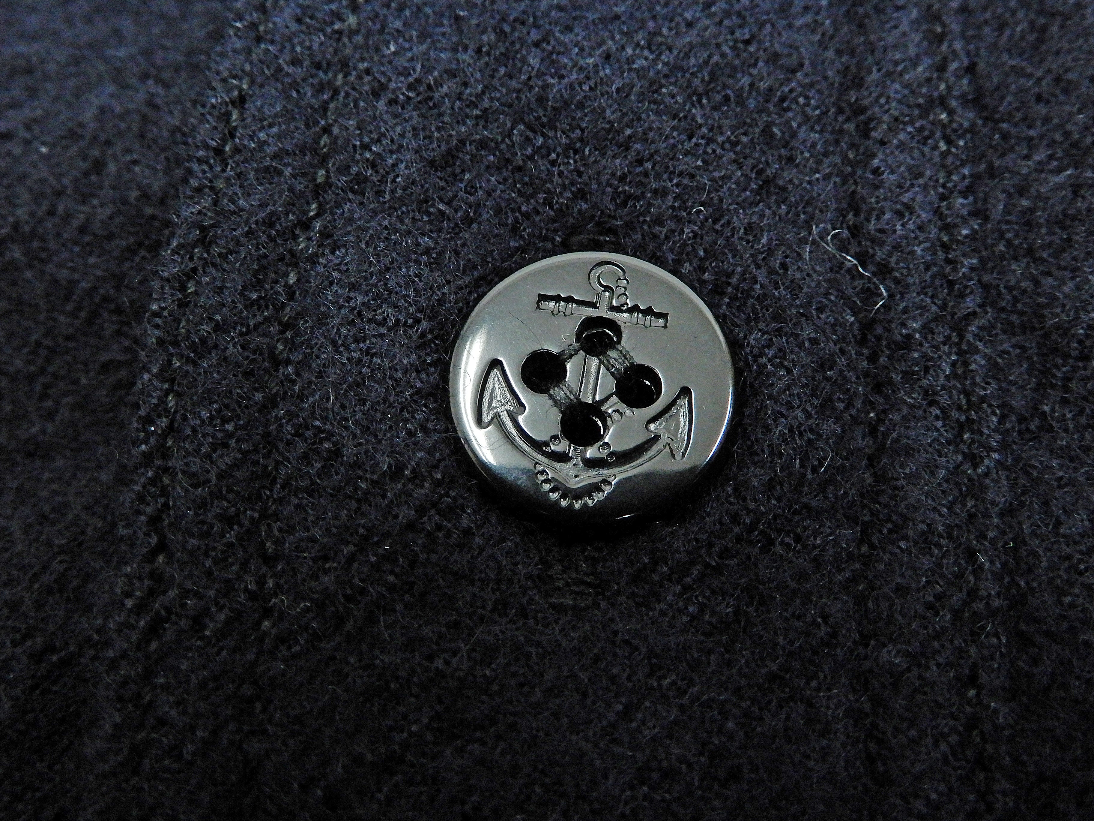 Buzz Rickson US Navy CPO Shirt Mens Plain Long Sleeve Wool-Flannel Shirt BR24961 Navy-Blue - Image 8