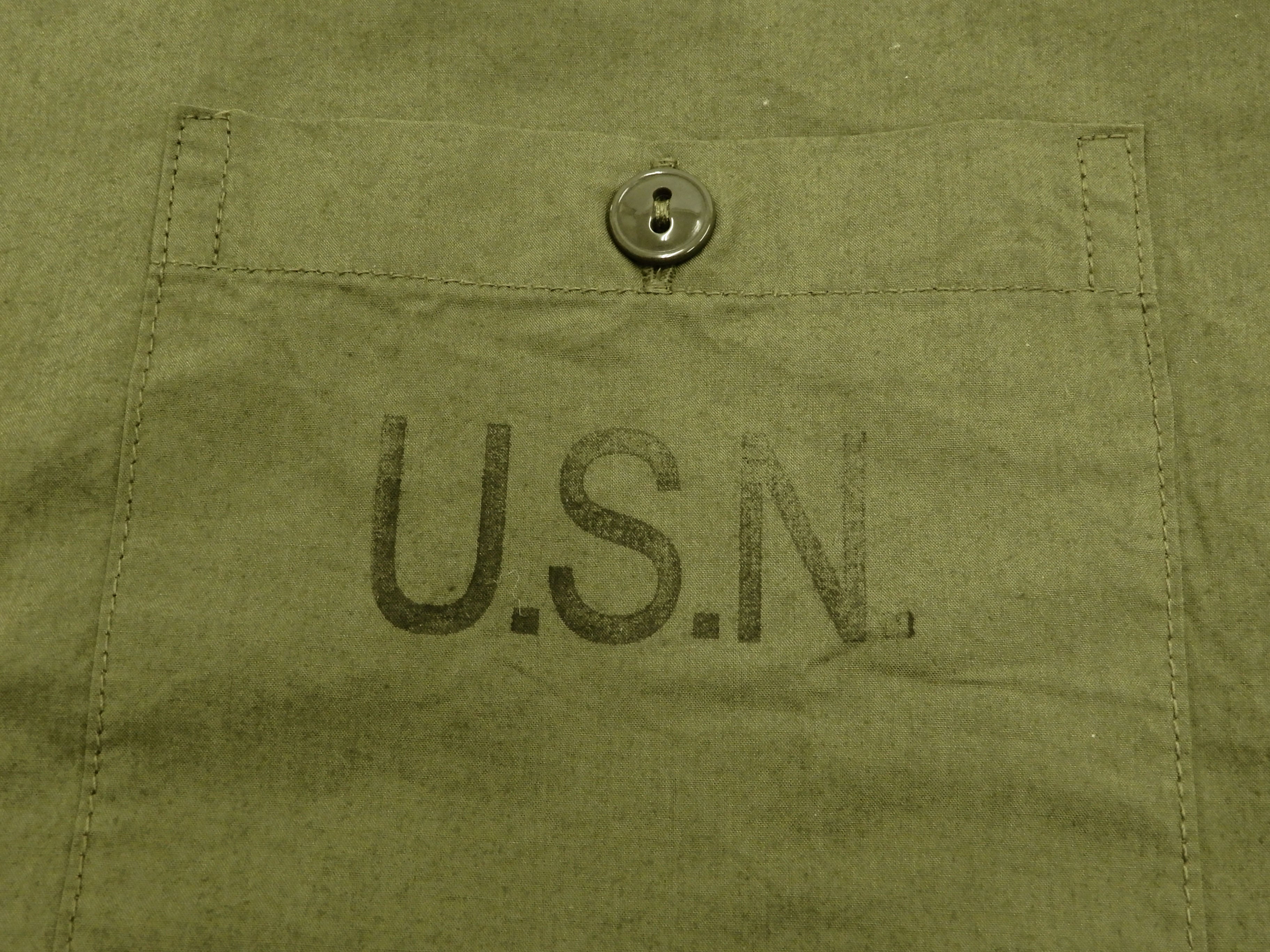 Buzz Rickson Utility Shirt Type N-3 Men's U.S.Navy Military Long Sleeves BR28219 - Image 8