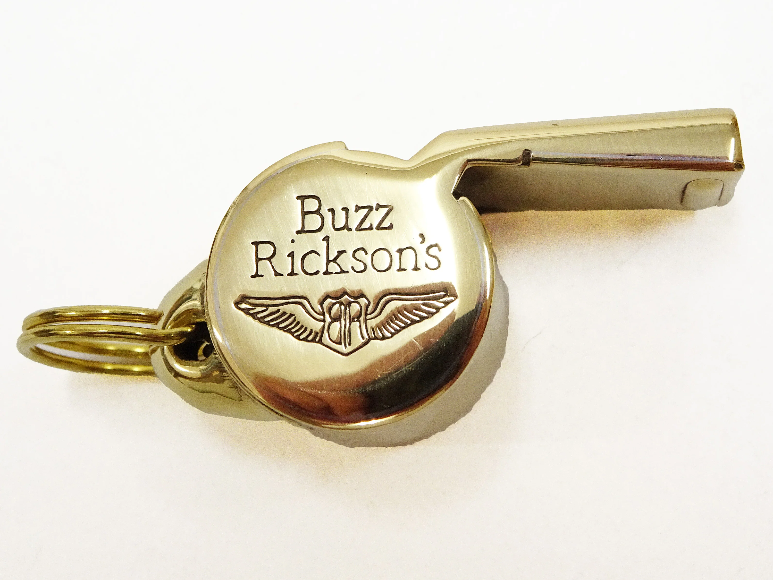 Buzz Rickson Whistle Acme Thunderer WWII Military Air Force Pilot Style Brass Whistle with Split Ring BR02763 - Image 6