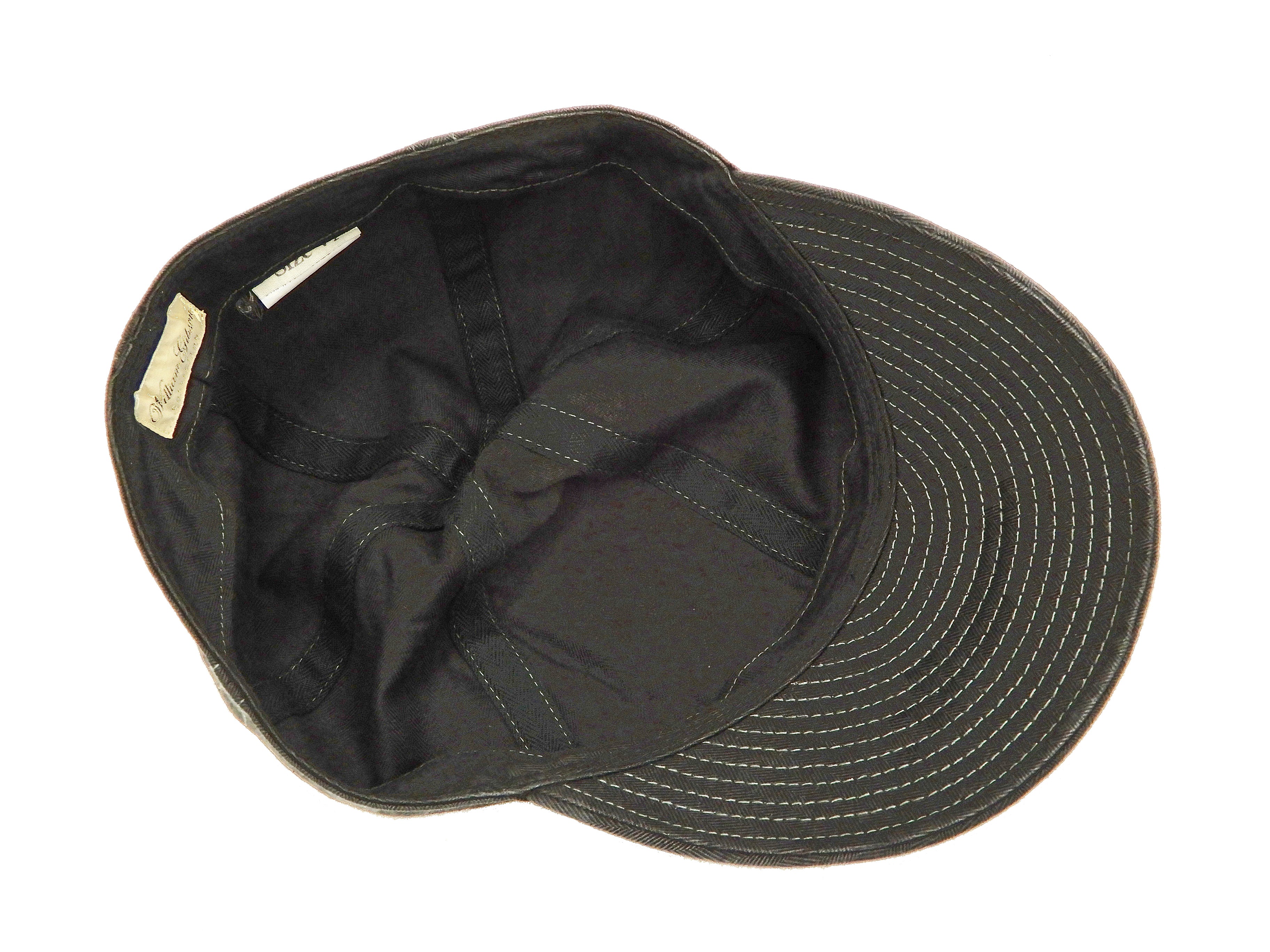 Buzz Rickson William Gibson Men's Army Cap Type A-3 Black Military Hat BR02519 Black - Image 5