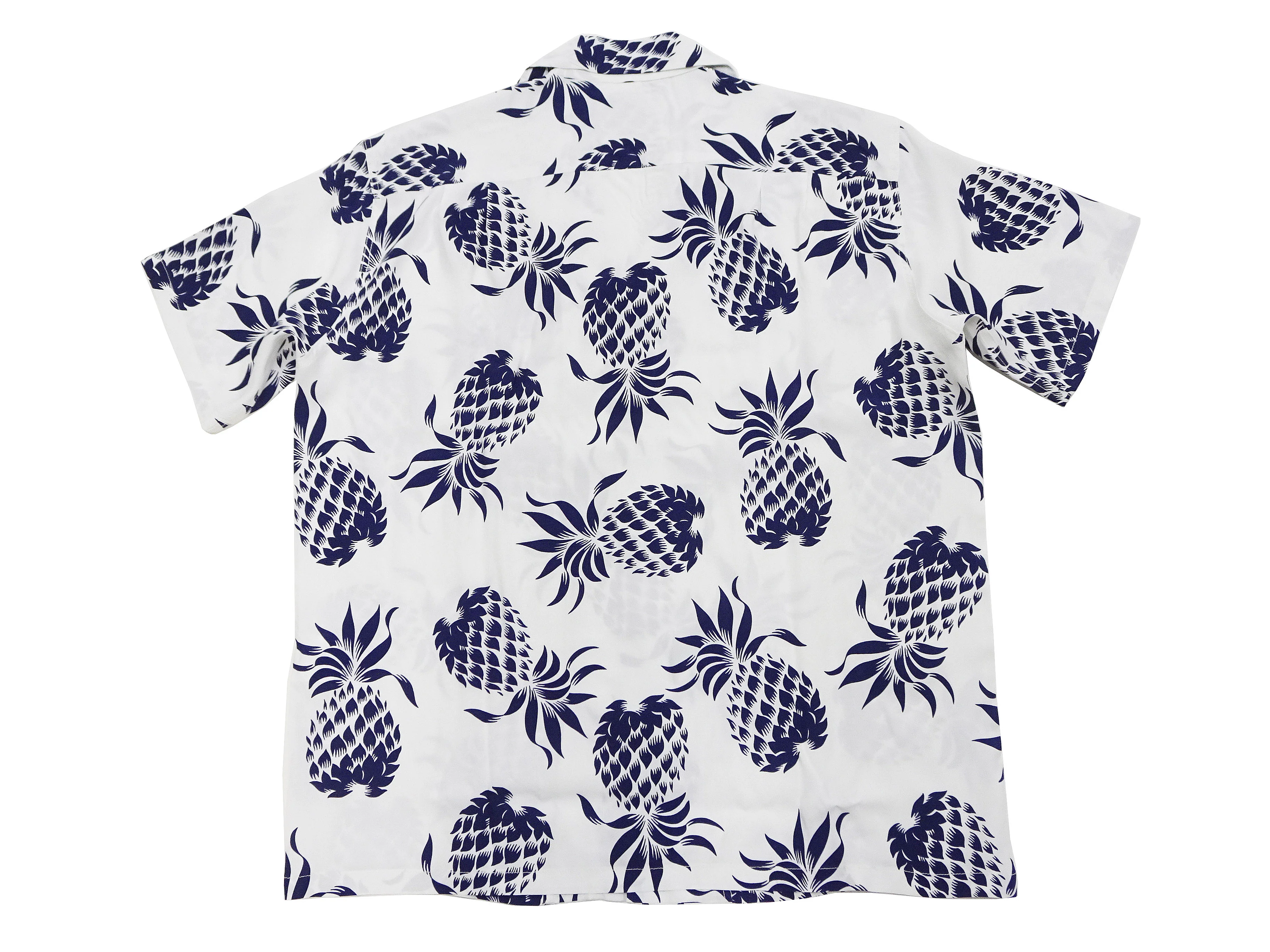 Duke Kahanamoku Hawaiian Shirt Men's Duke's Pineapple Short Sleeve Rayon Aloha Shirt DK36201 105 Off-White - Image 11