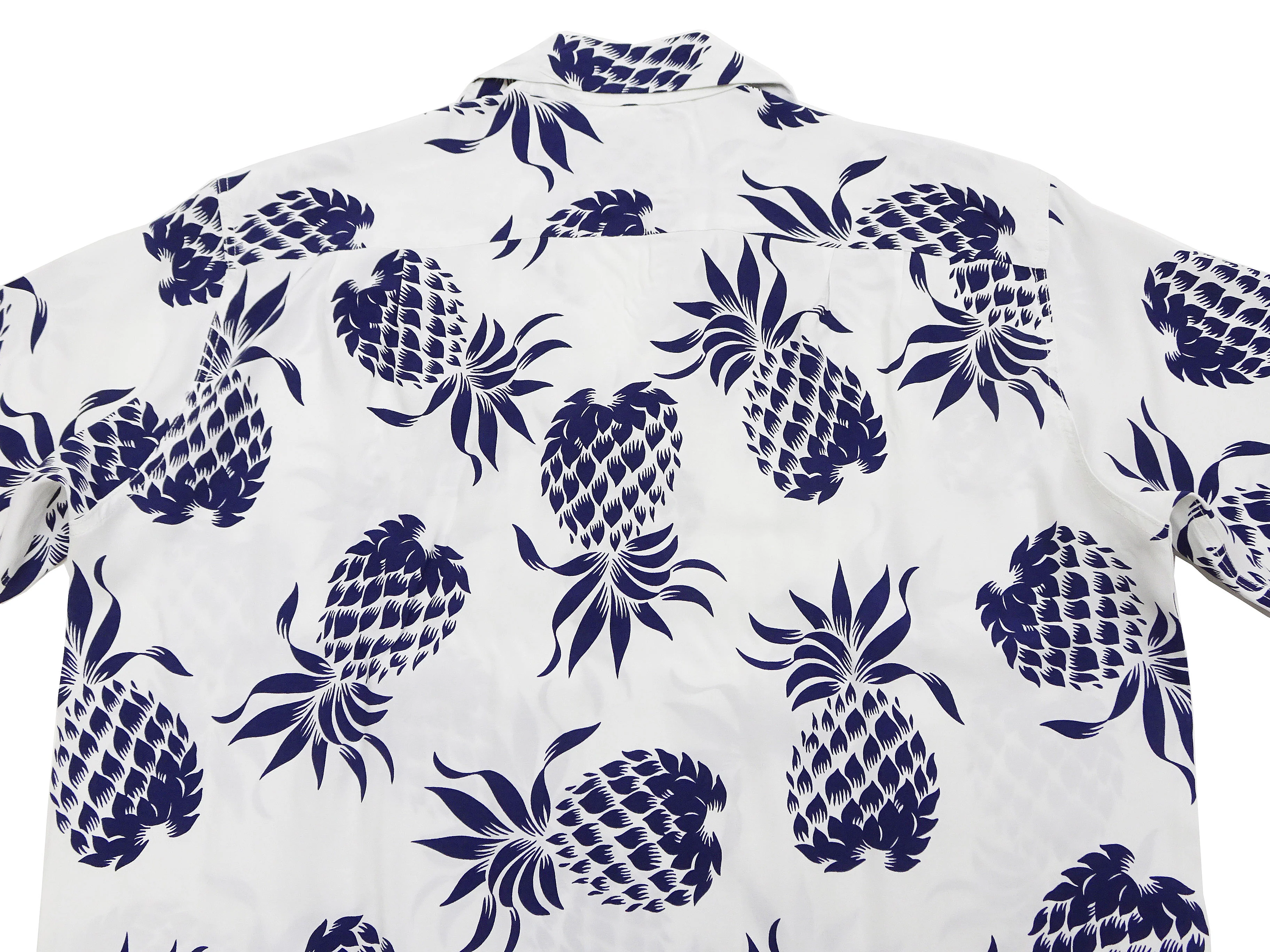 Duke Kahanamoku Hawaiian Shirt Men's Duke's Pineapple Short Sleeve Rayon Aloha Shirt DK36201 105 Off-White - Image 12
