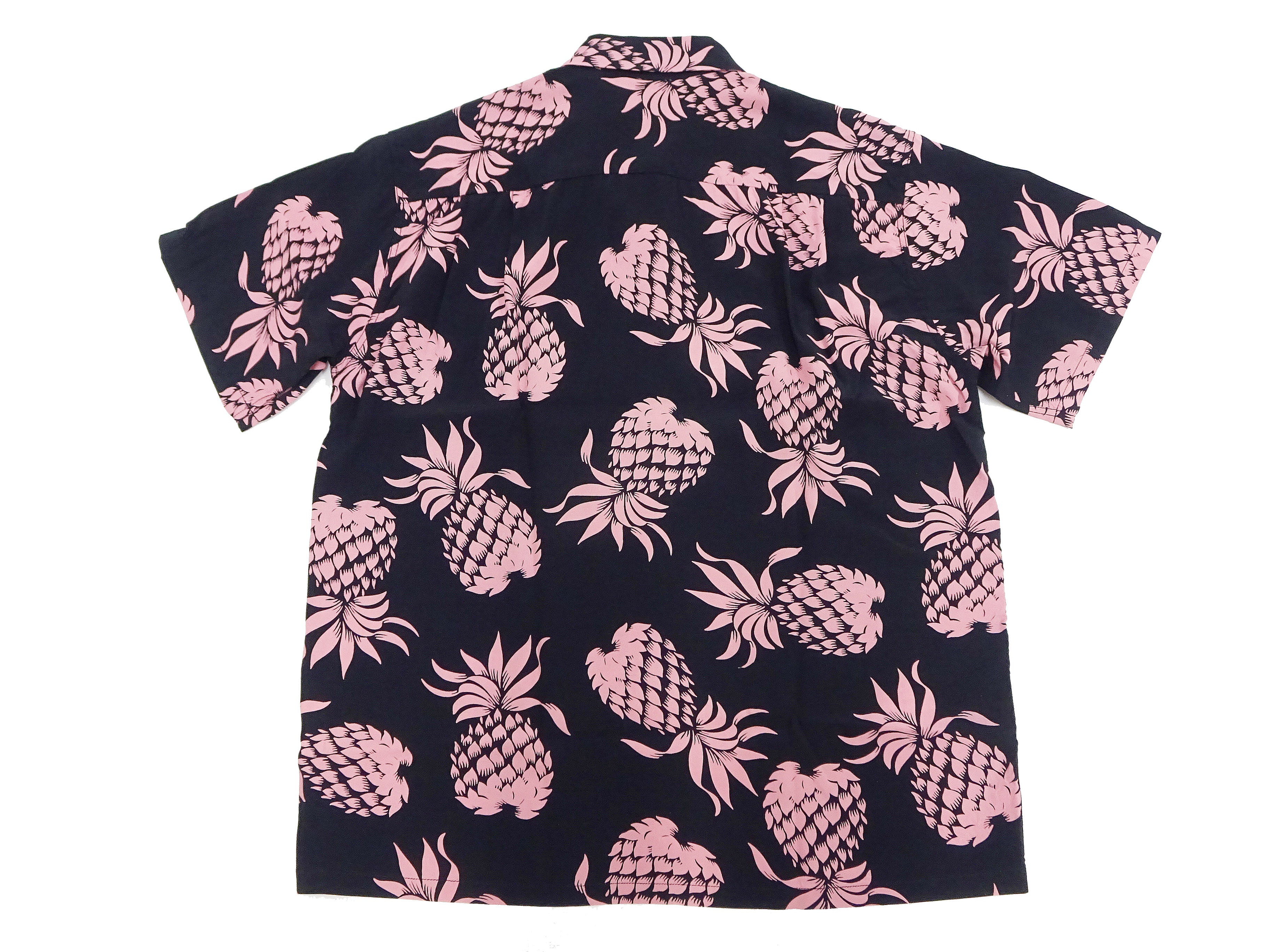 Duke Kahanamoku Hawaiian Shirt Men's Duke's Pineapple Short Sleeve Rayon Aloha Shirt DK36201 219 Black - Image 11