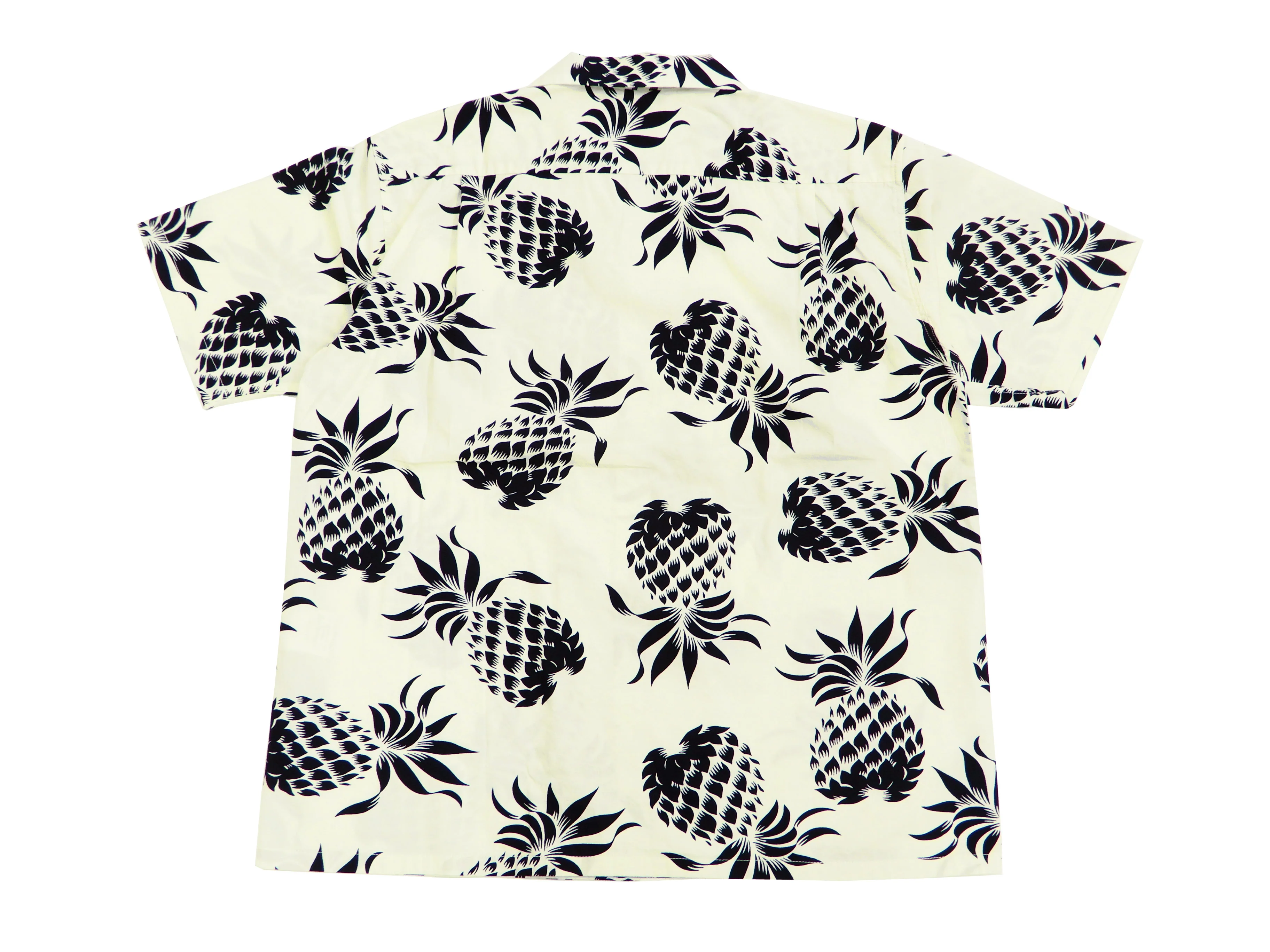 Duke Kahanamoku Men's Cotton Hawaiian Shirt Pineapple Short Sleeve Aloha Shirt DK37811 Off-White - Image 10