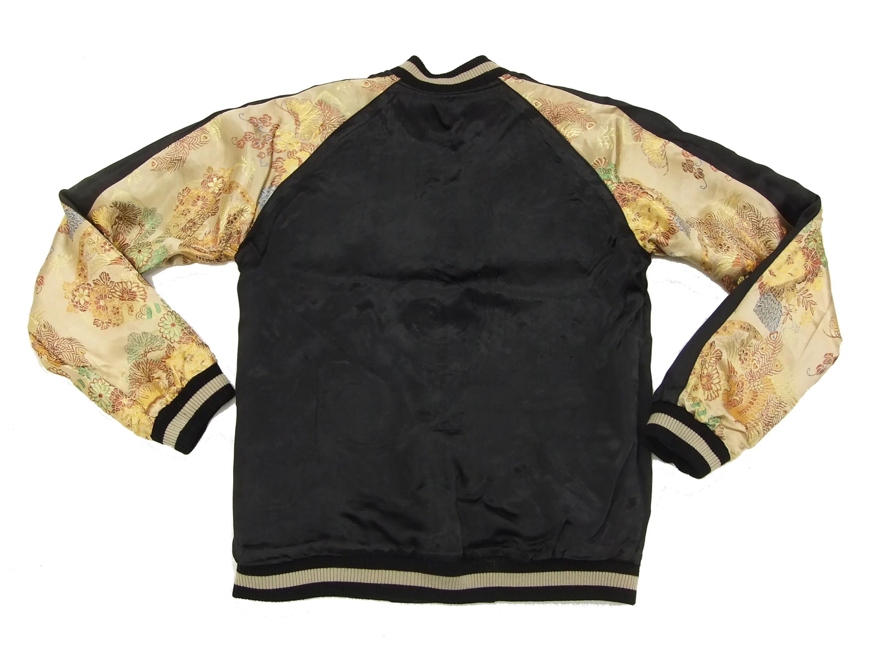 Hanatabi Gakudan Men's Japanese Souvenir Jacket Japanese Dragon Sukajan Script SSJ-001 - Image 17