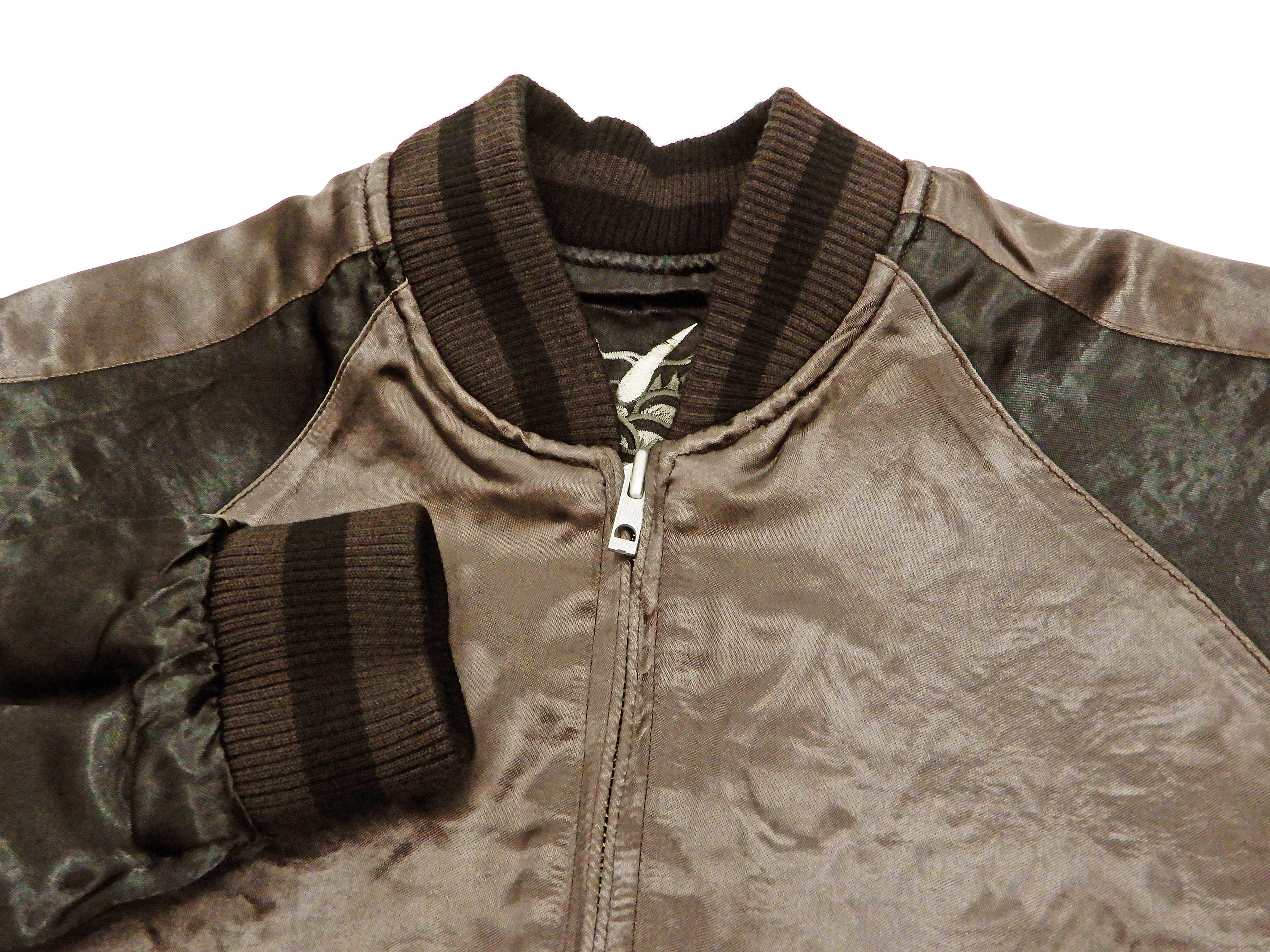 Hanatabi Gakudan Men's Japanese Souvenir Jacket Japanese dragon Sukajan Script SSJ-032 - Image 14