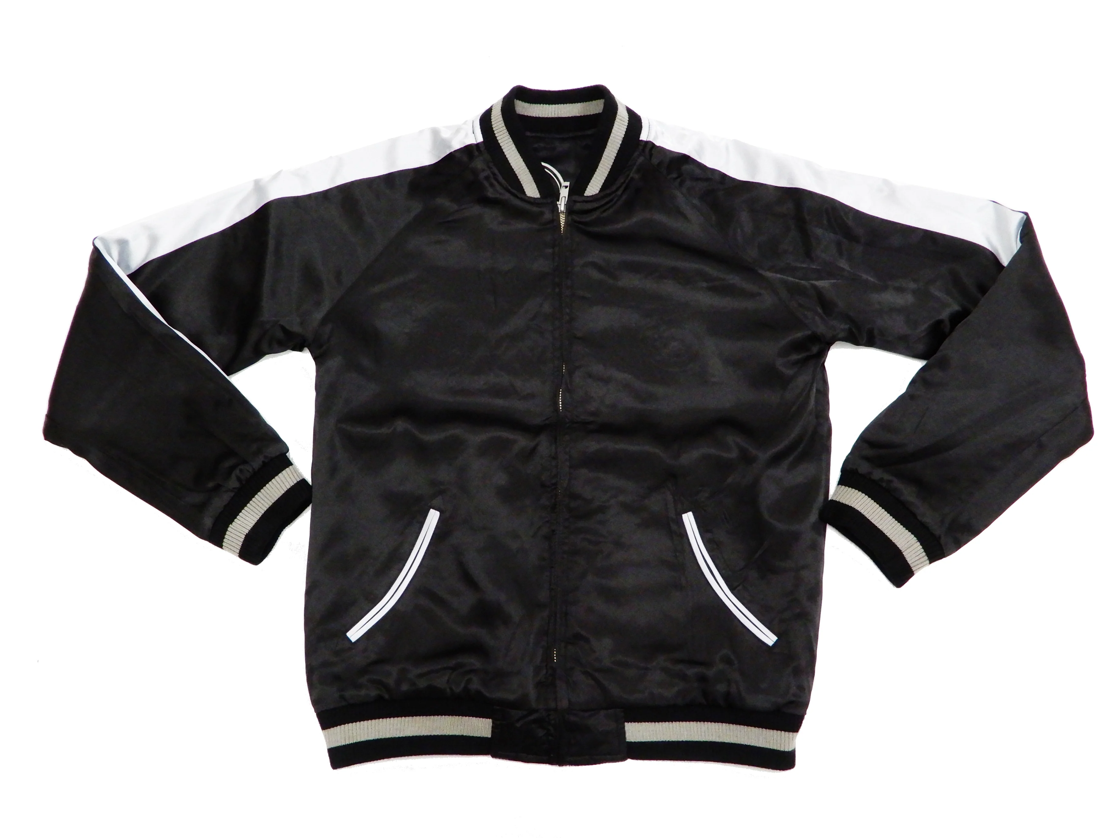 Hanatabi Gakudan Men's Japanese Souvenir Jacket Japanese Fox Mask Sukajan Script SSJ-520 - Image 14