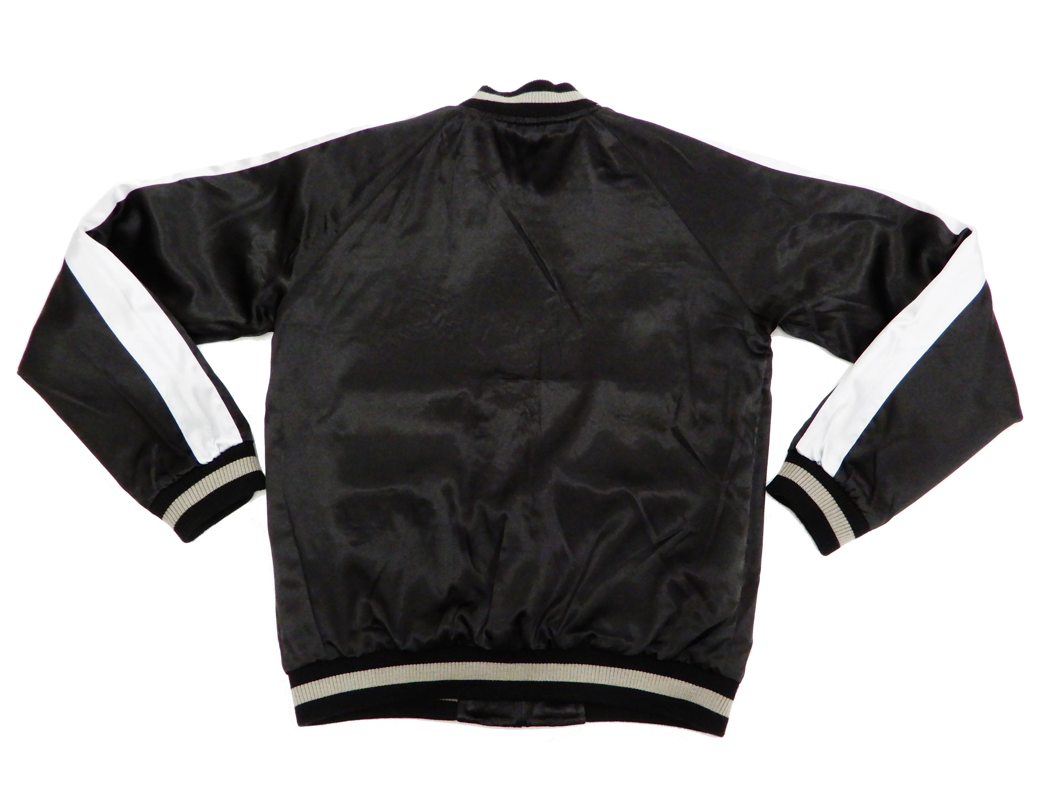Hanatabi Gakudan Men's Japanese Souvenir Jacket Japanese Fox Mask Sukajan Script SSJ-520 - Image 16