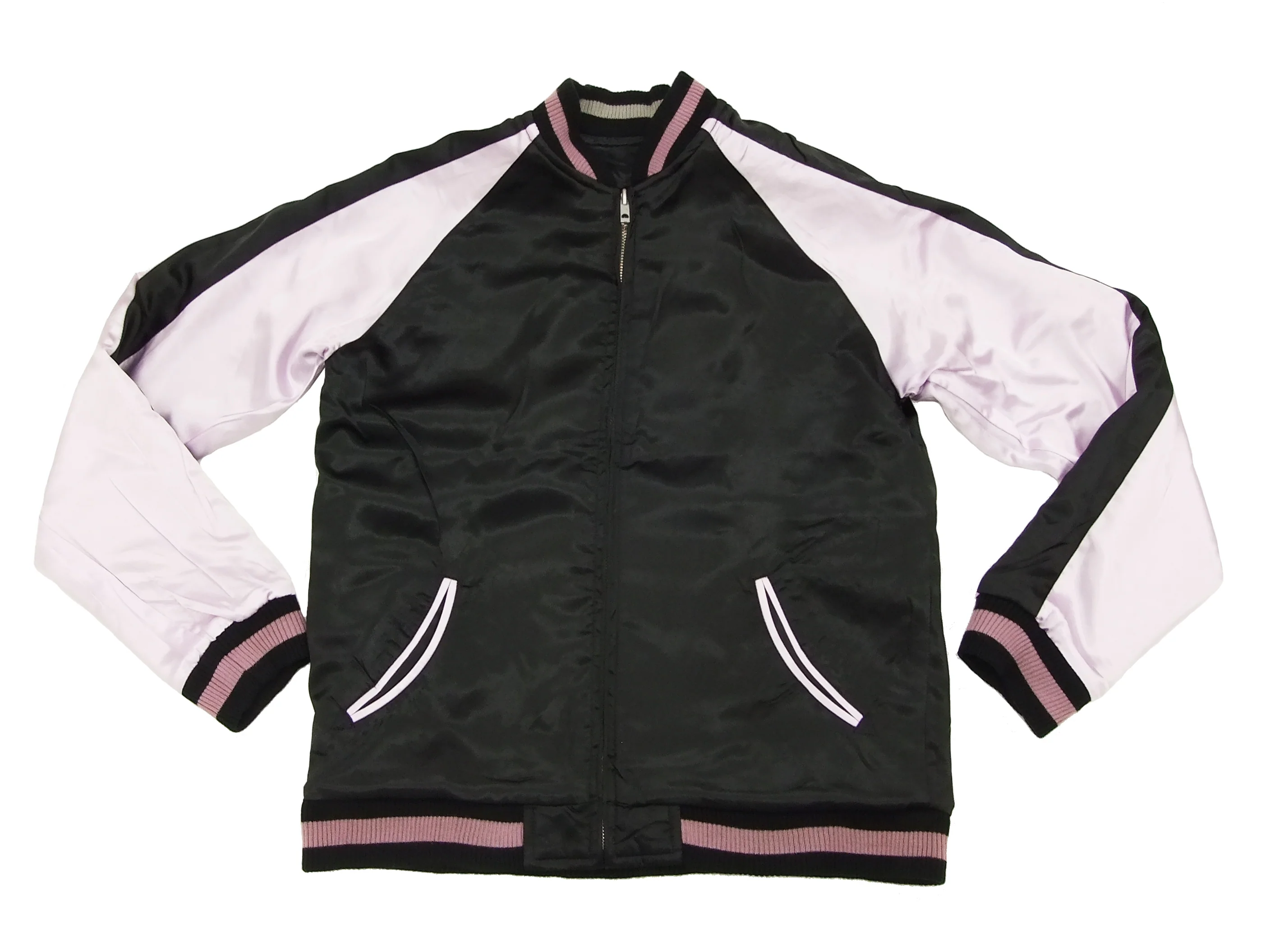Hanatabi Gakudan Men's Japanese Souvenir Jacket Japanese Geisha Oiran Sukajan Script SSJ-505 - Image 12
